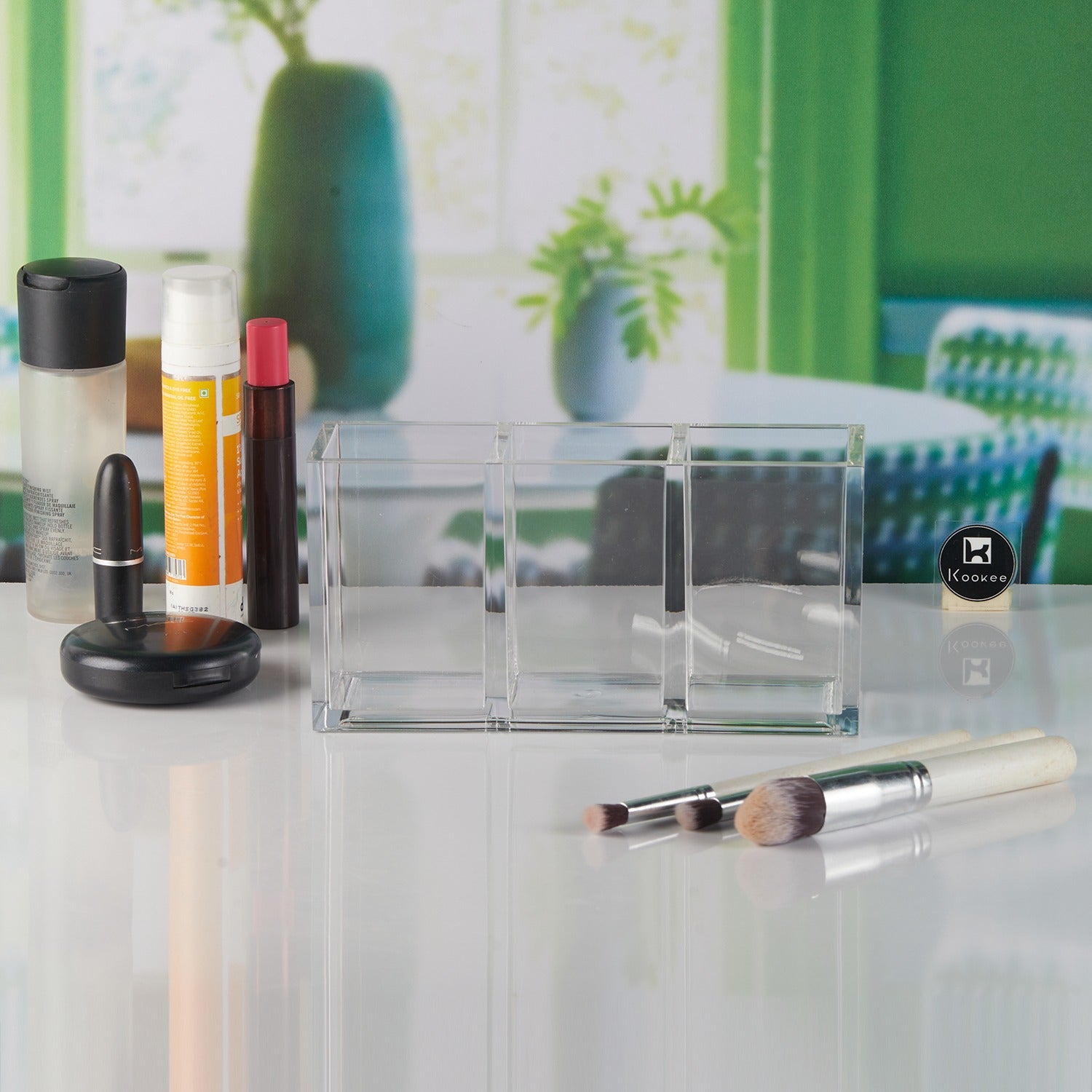 Acrylic Cutlery Holder and Dining Table Spoon Stand (V-ORG-001)