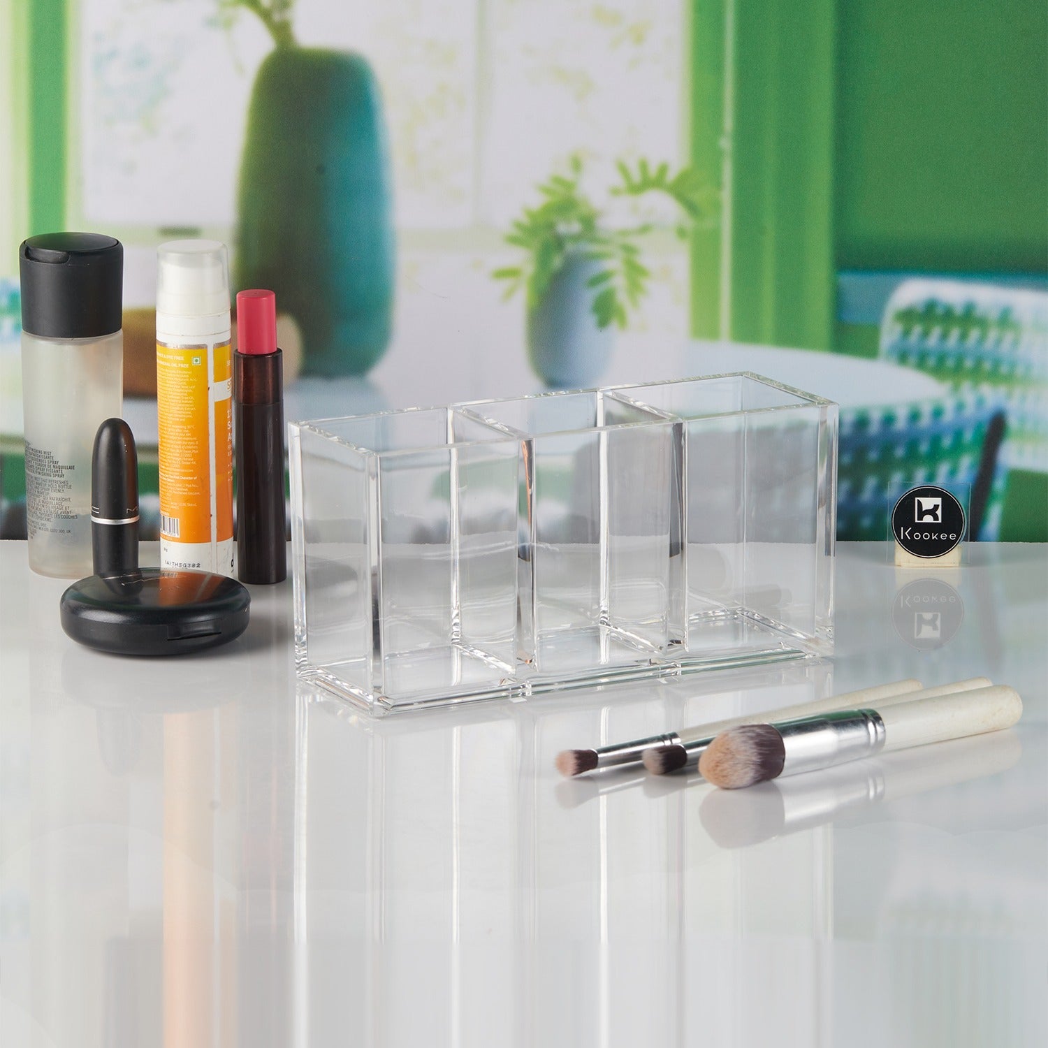 Acrylic Cutlery Holder and Dining Table Spoon Stand (V-ORG-001)