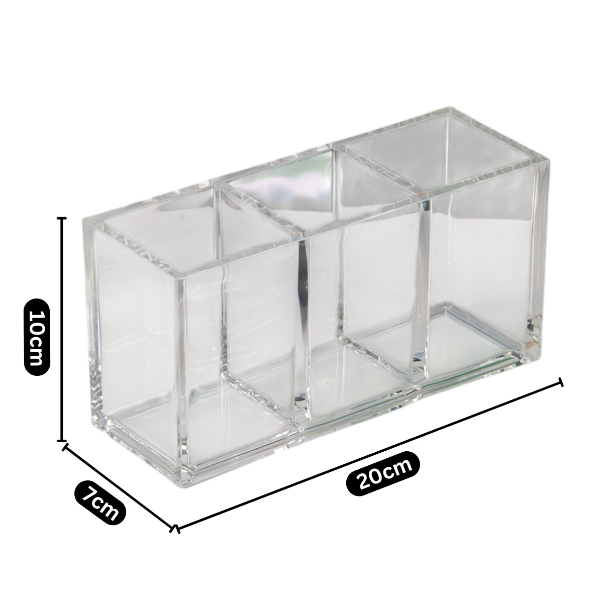 Acrylic Cutlery Holder and Dining Table Spoon Stand (V-ORG-001)