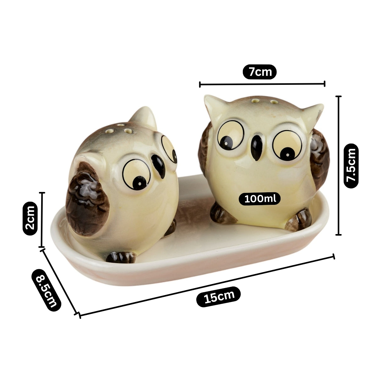 Kookee Salt and Pepper Sets, Off White, ART10704