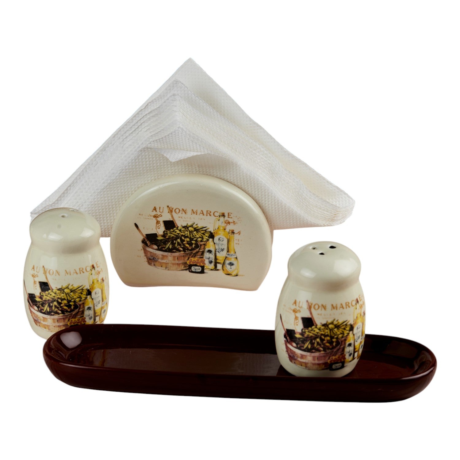 Kookee Salt and Pepper Sets, Brown, ART10716
