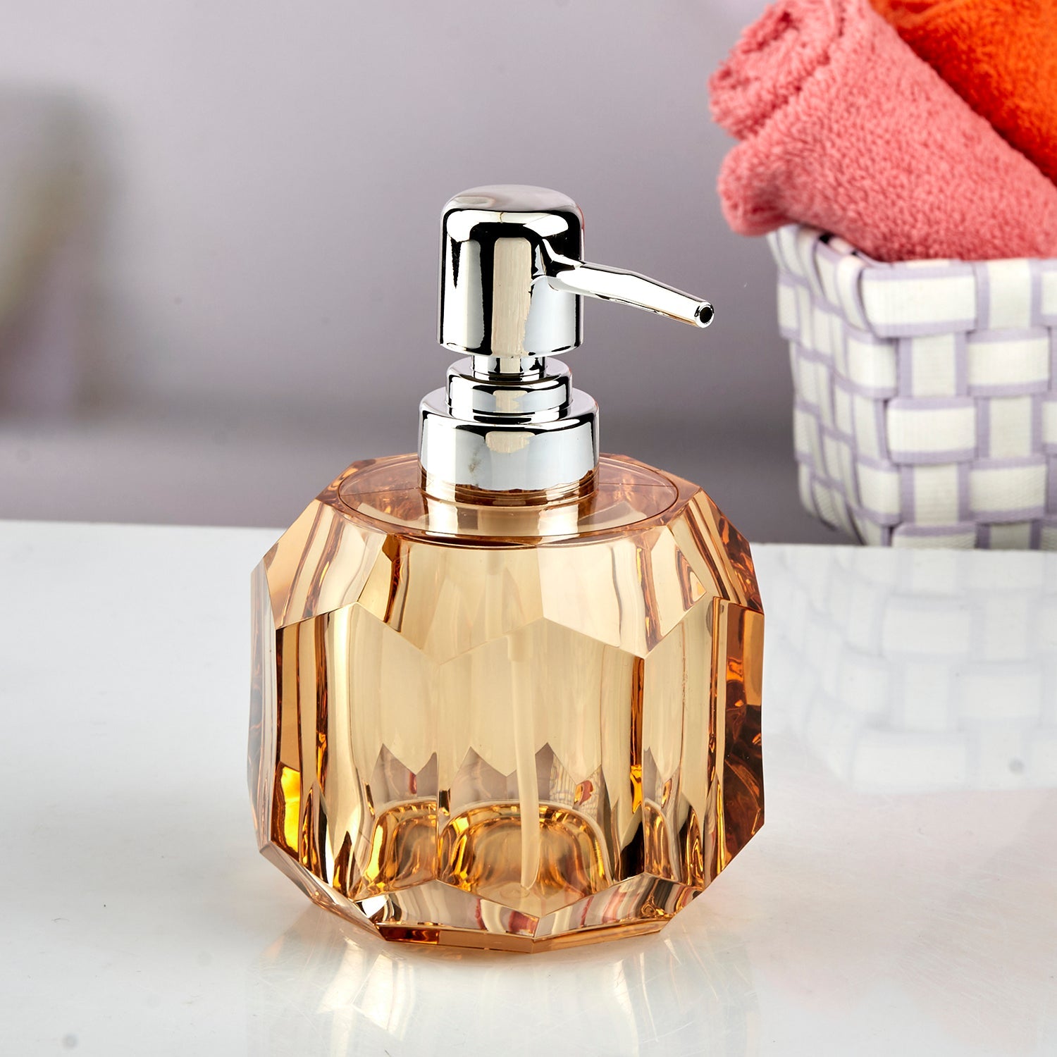 Acrylic Soap Dispenser for Bathroom handwash (10729)
