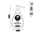 Ceramic Soap Dispenser for handwash for Bathroom, Black, (Set of 1) (10737)