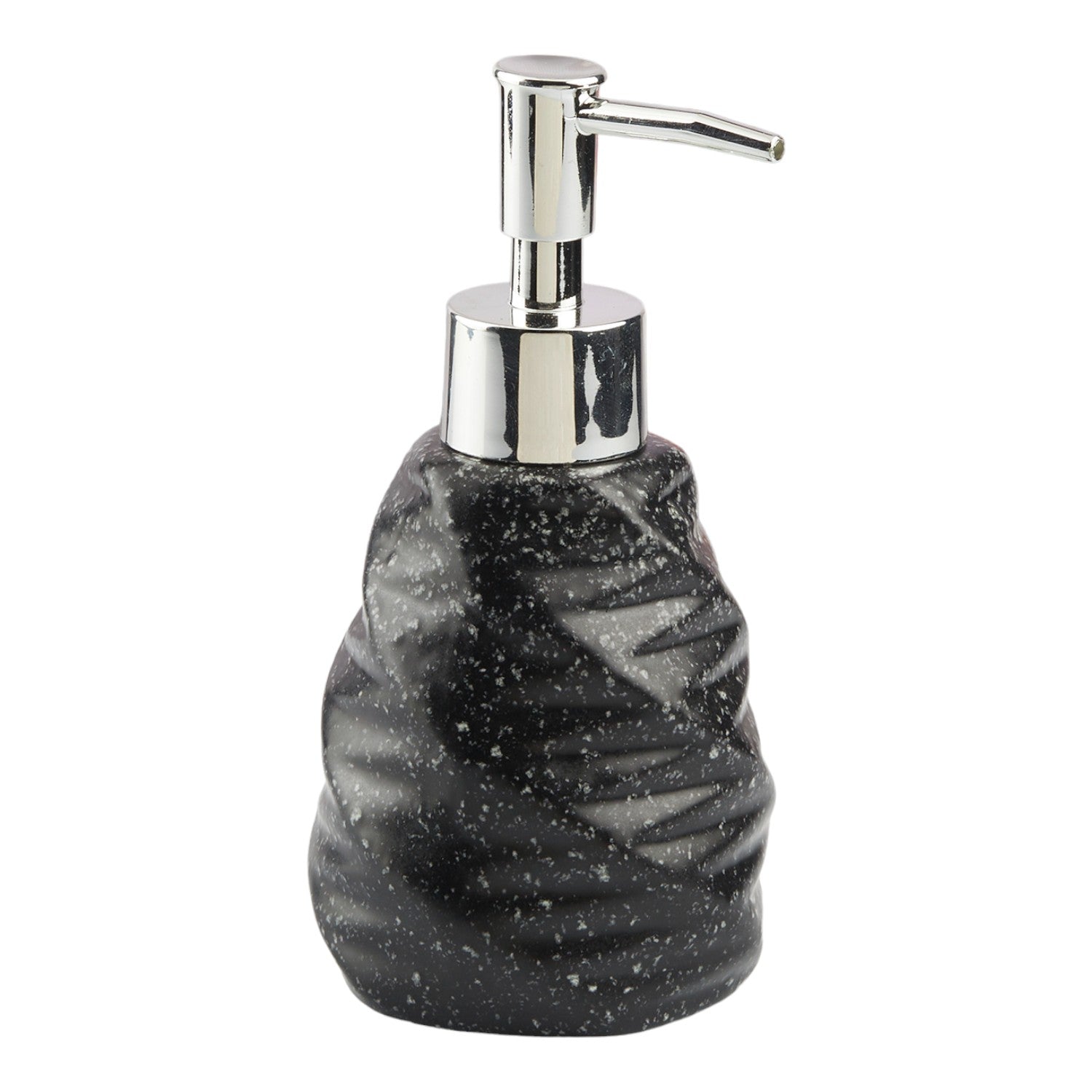 Ceramic Soap Dispenser for handwash for Bathroom, Black, (Set of 1) (10737)