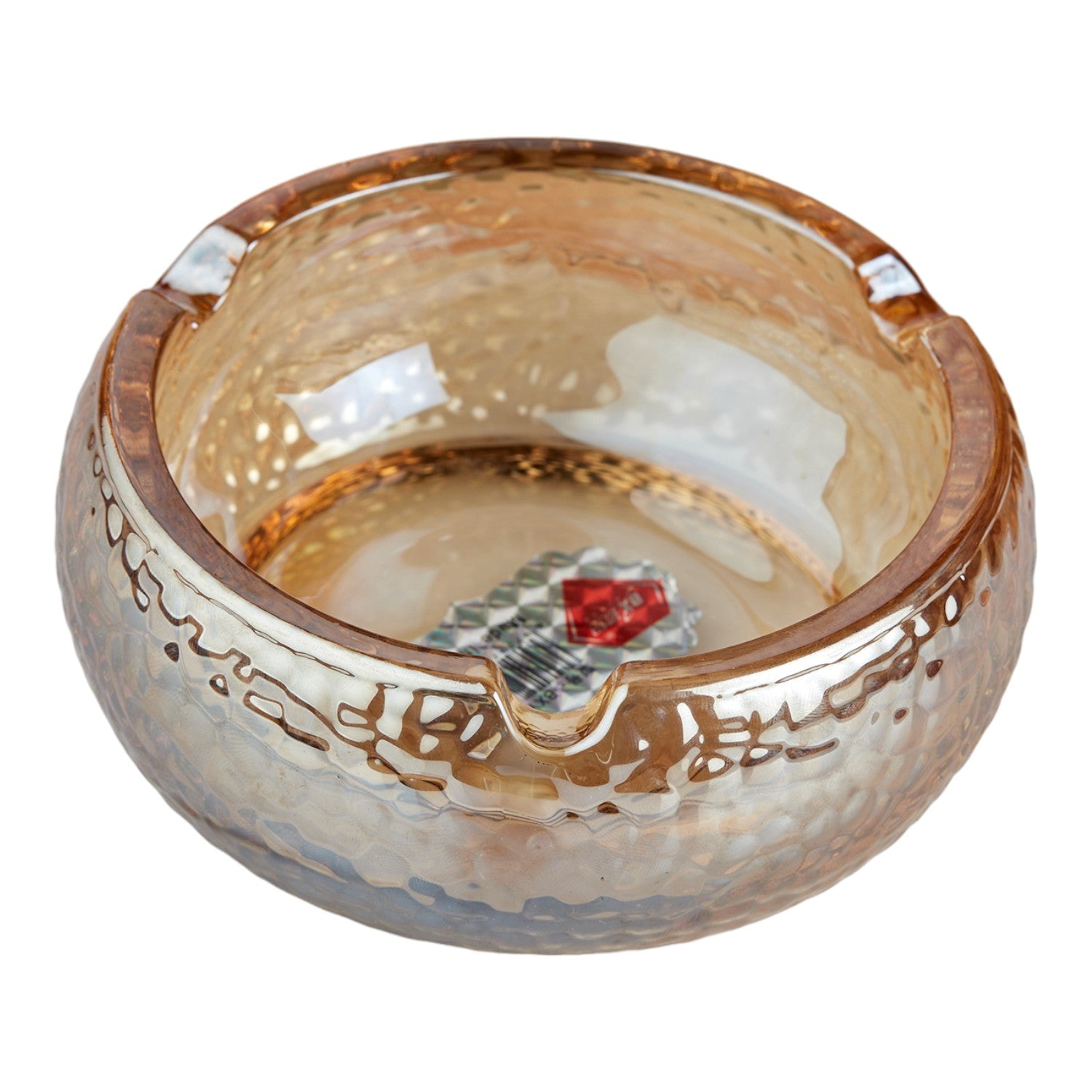 Kookee Glass Ashtrays, Brown, ART10743