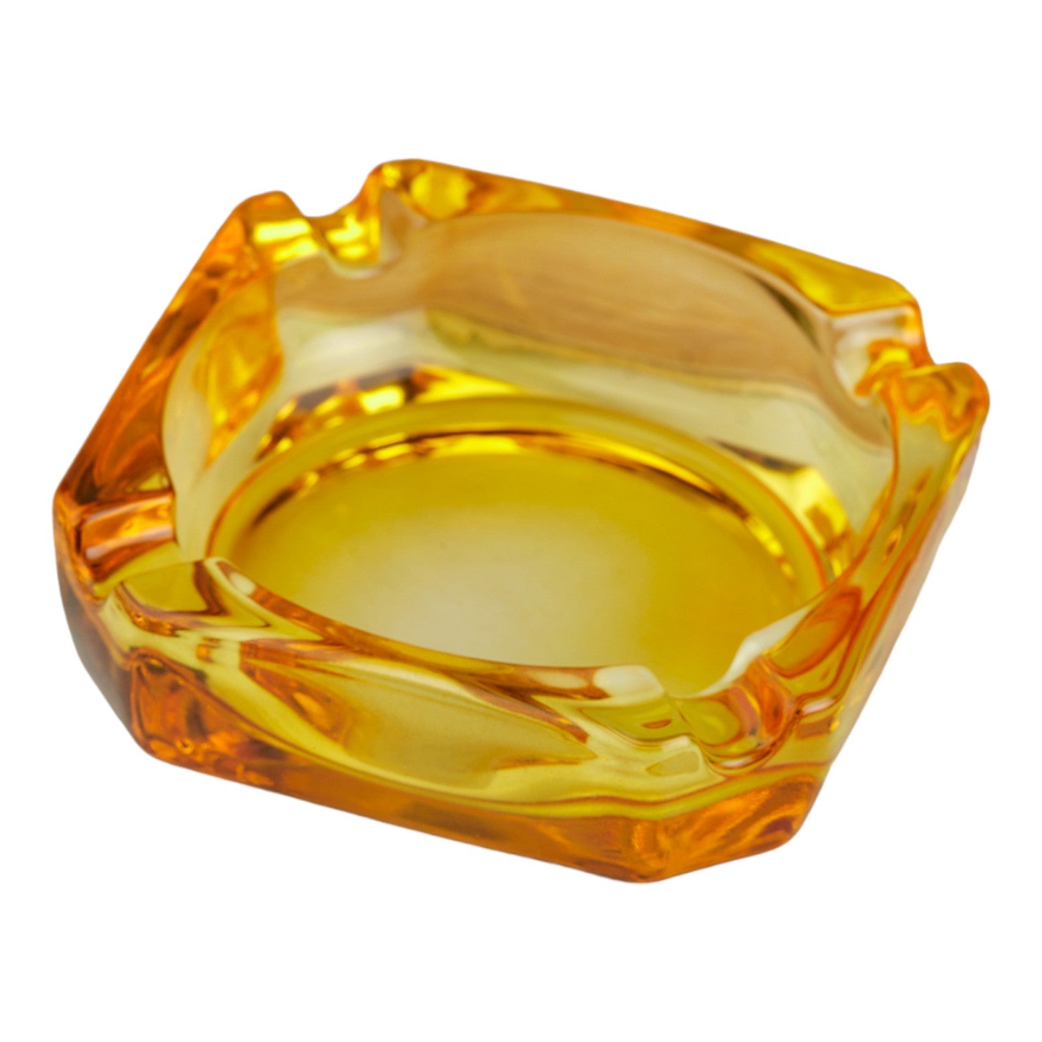 Kookee Glass Ashtrays, Orange, ART10752