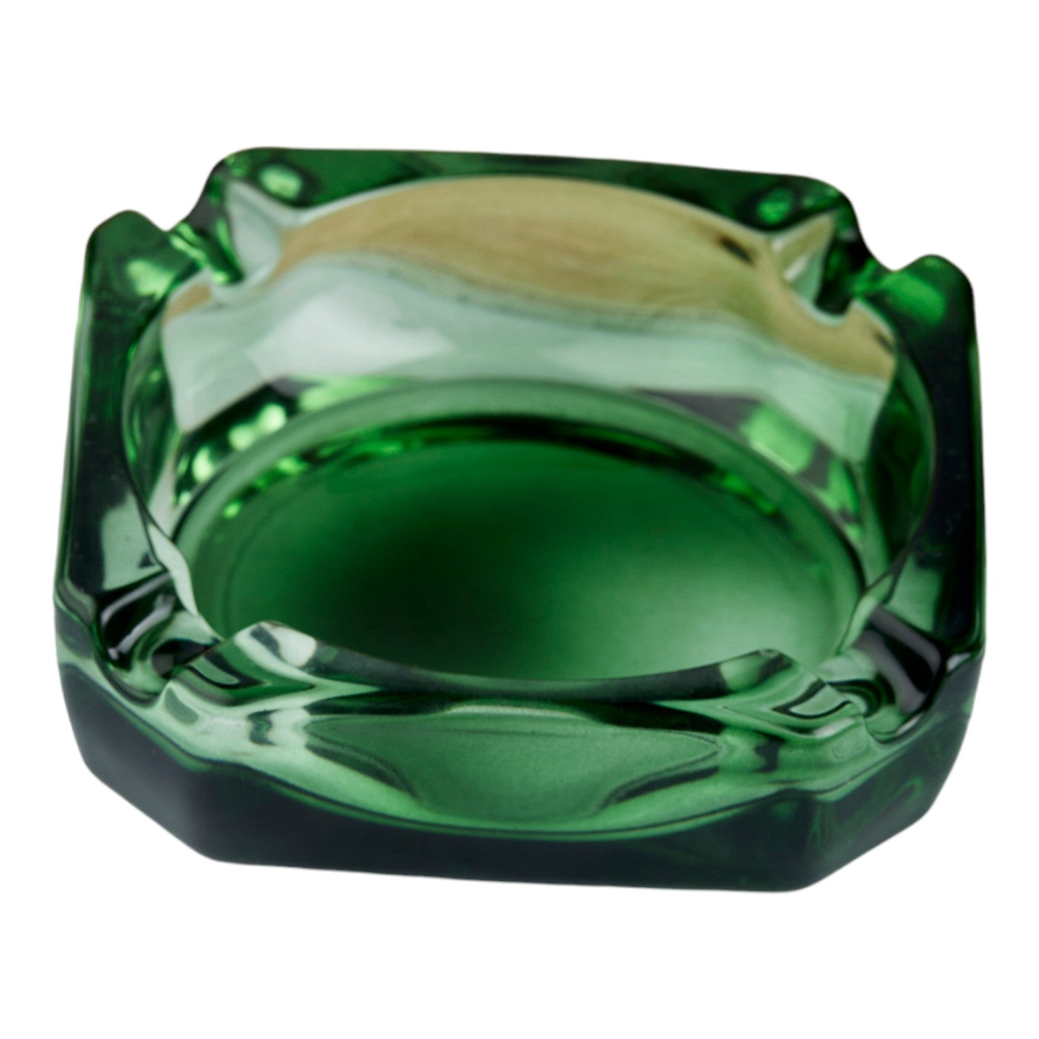 Kookee Glass Ashtrays, Green, ART10753