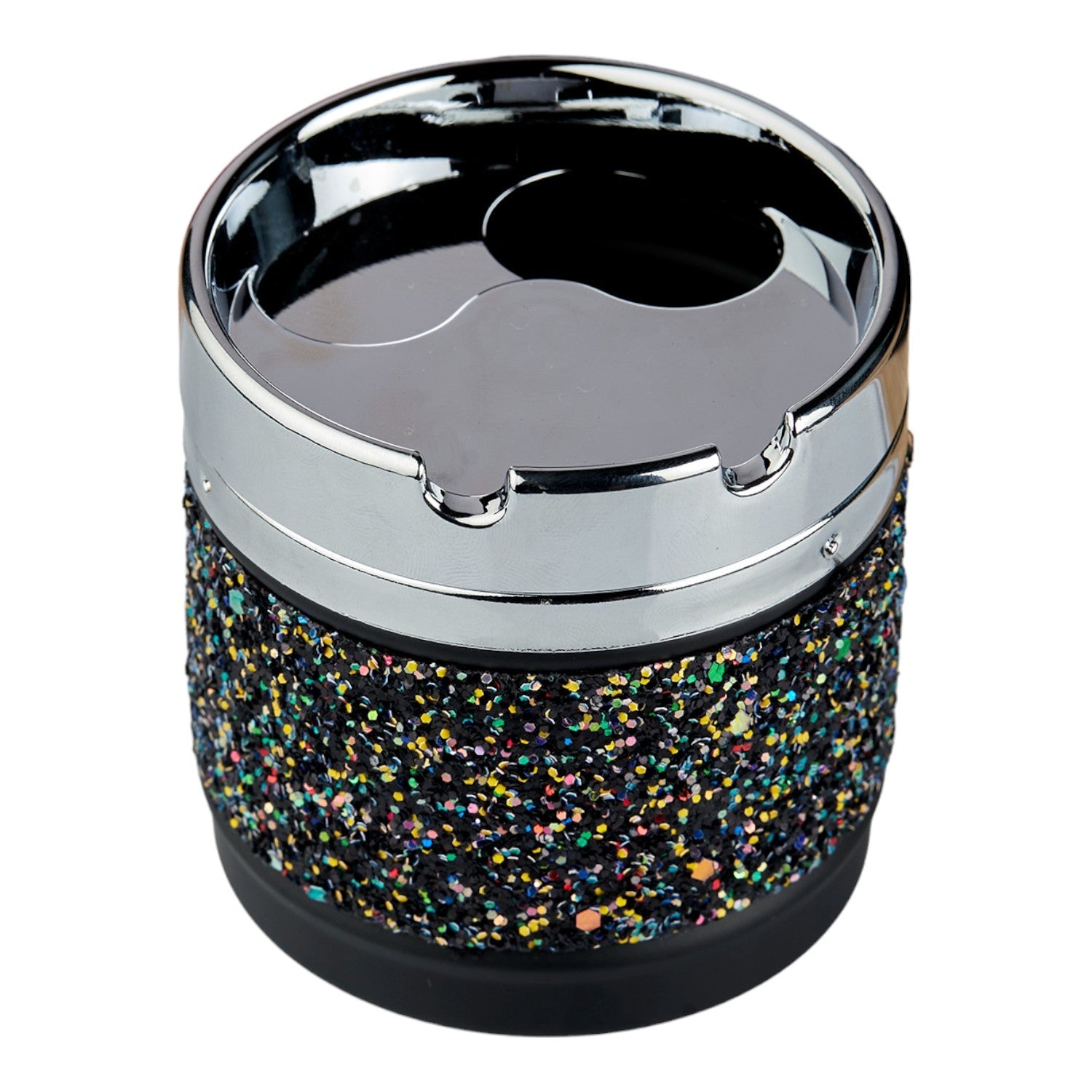 Smokeless Plastic Tin Ashtray Rotating Lid (10757)