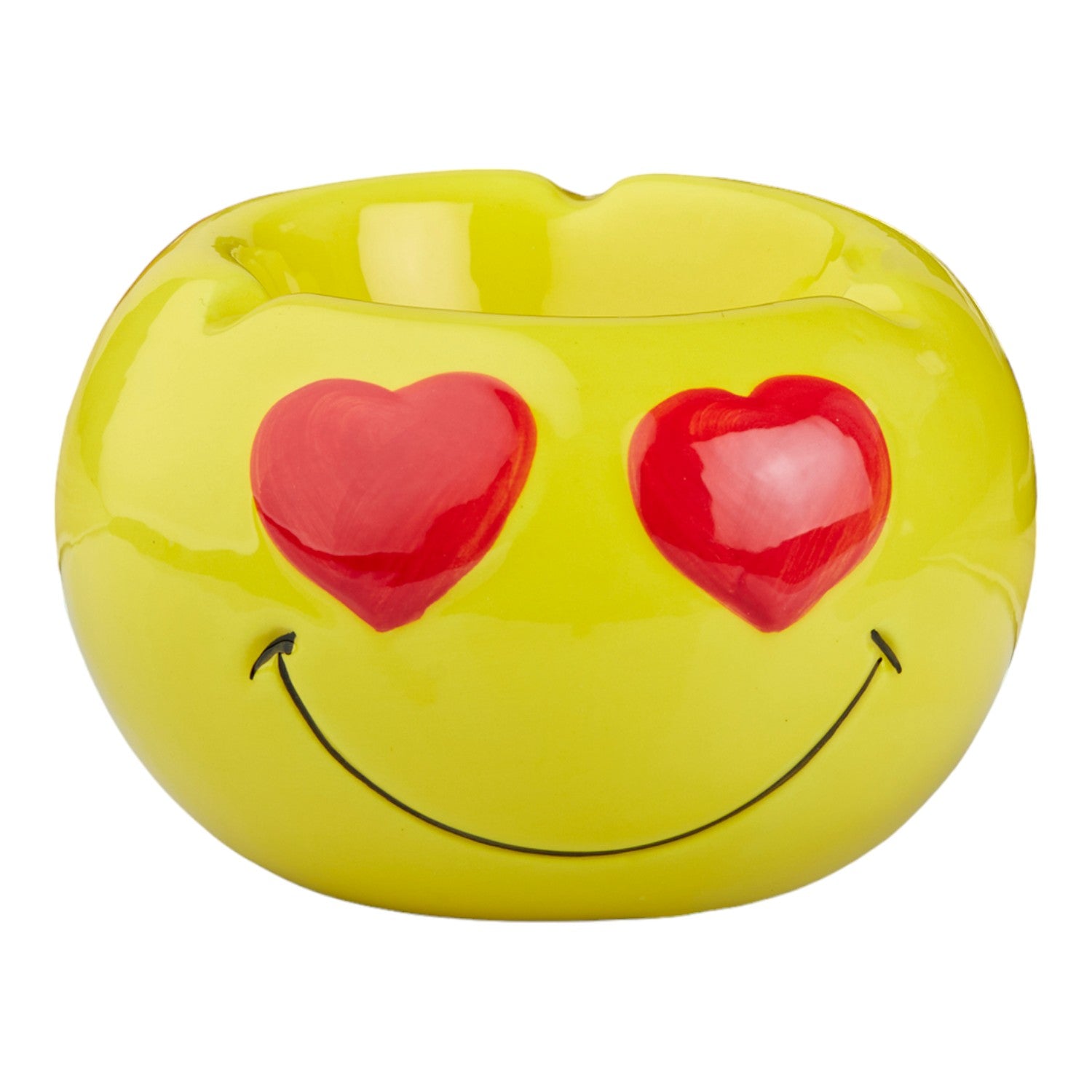 Kookee Ceramic Ashtrays, Yellow, ART10777
