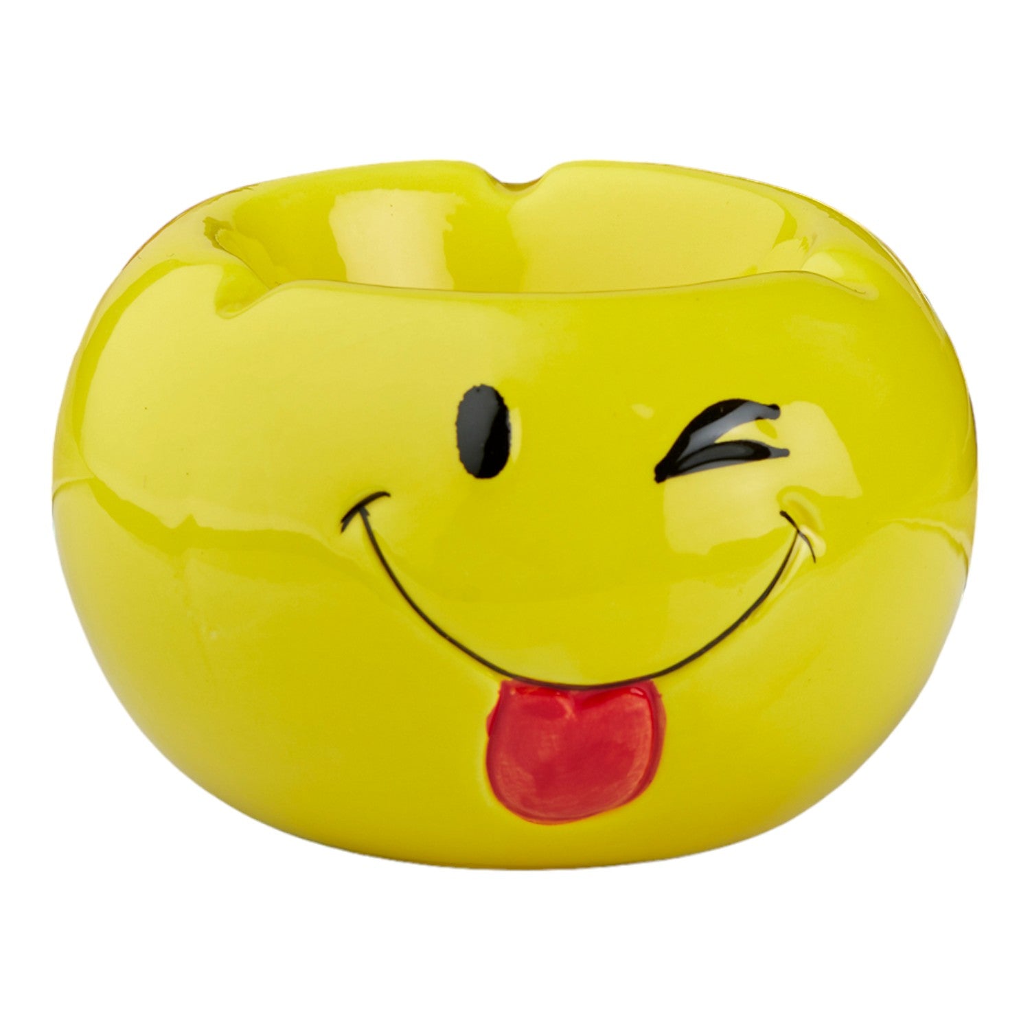 Kookee Ceramic Ashtrays, Yellow, ART10779