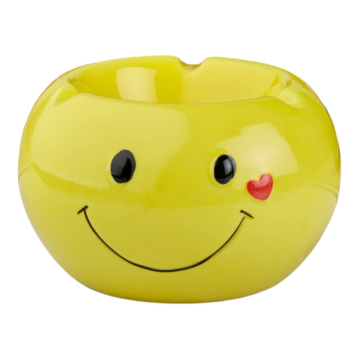 Kookee Ceramic Ashtrays, Yellow, ART10780