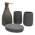 Ceramic Bathroom Set of 4 with Soap Dispenser (11094)