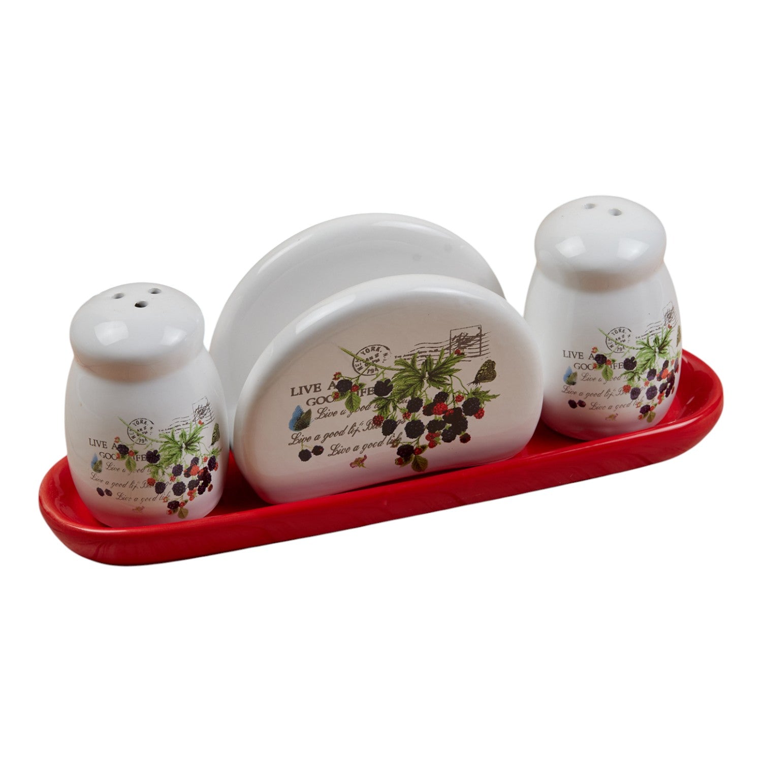 Kookee Salt and Pepper Sets, Red, ART11154