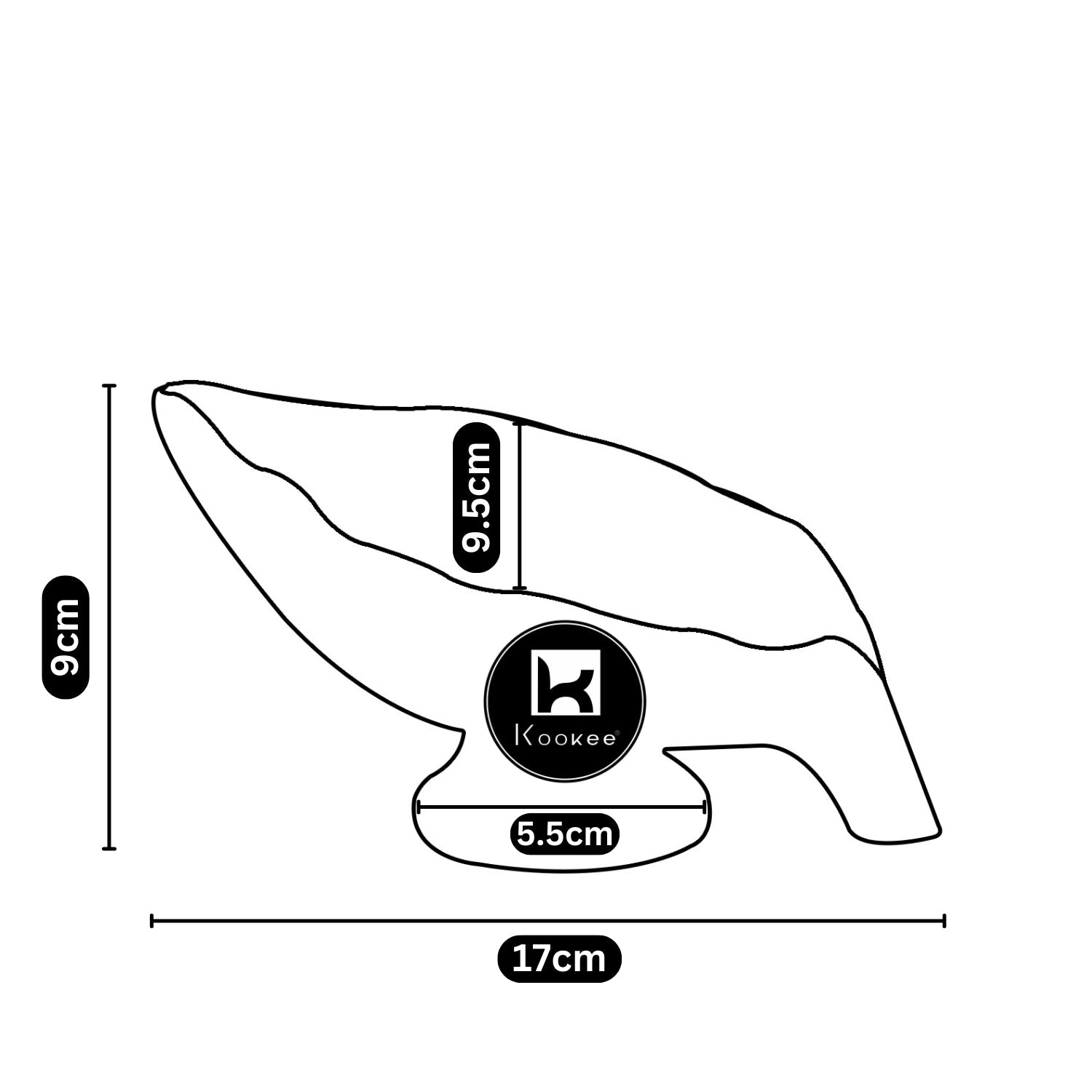 Ceramic Soap Holder Dish, Black (V-CSH-002-1)