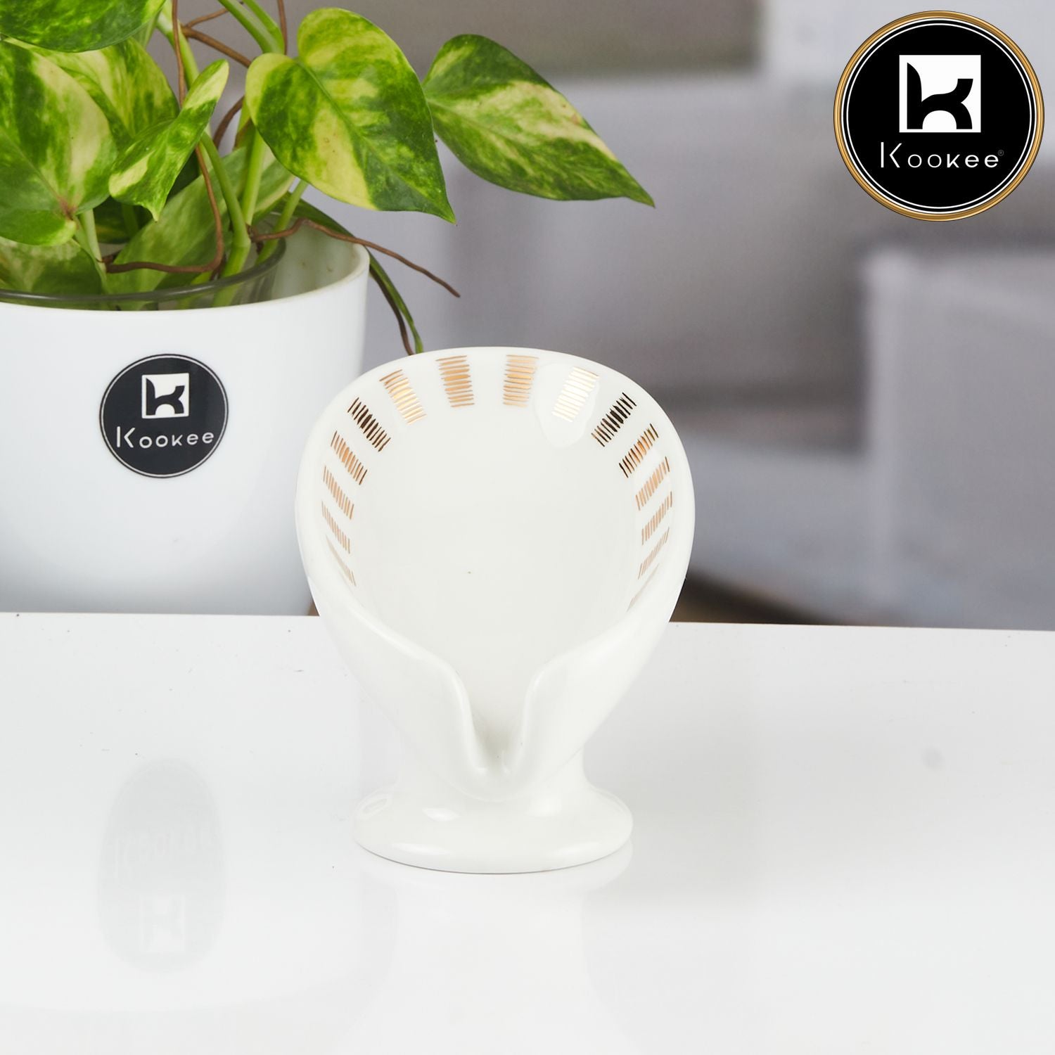 Kookee Soap Holders, White, ART11171