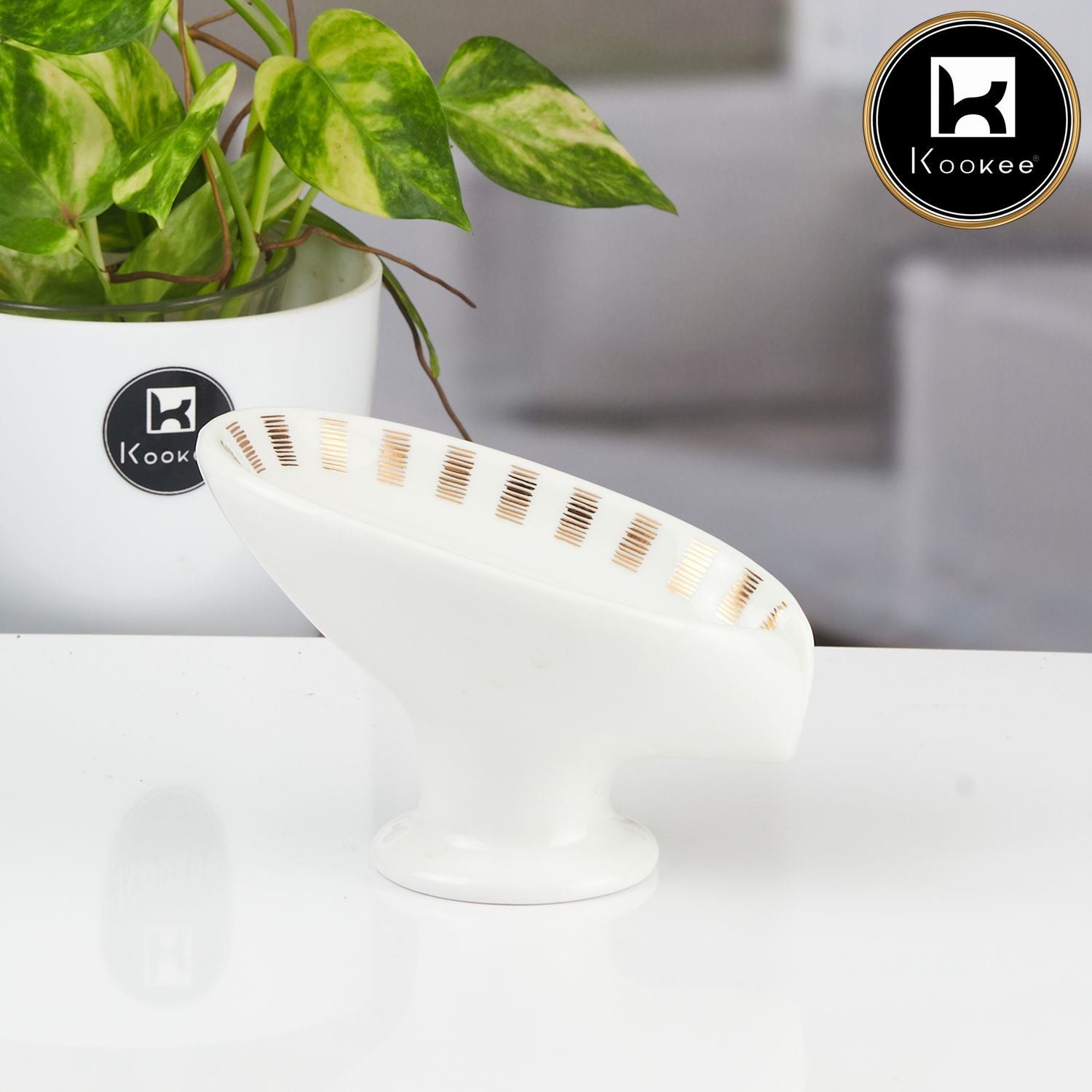 Kookee Soap Holders, White, ART11171