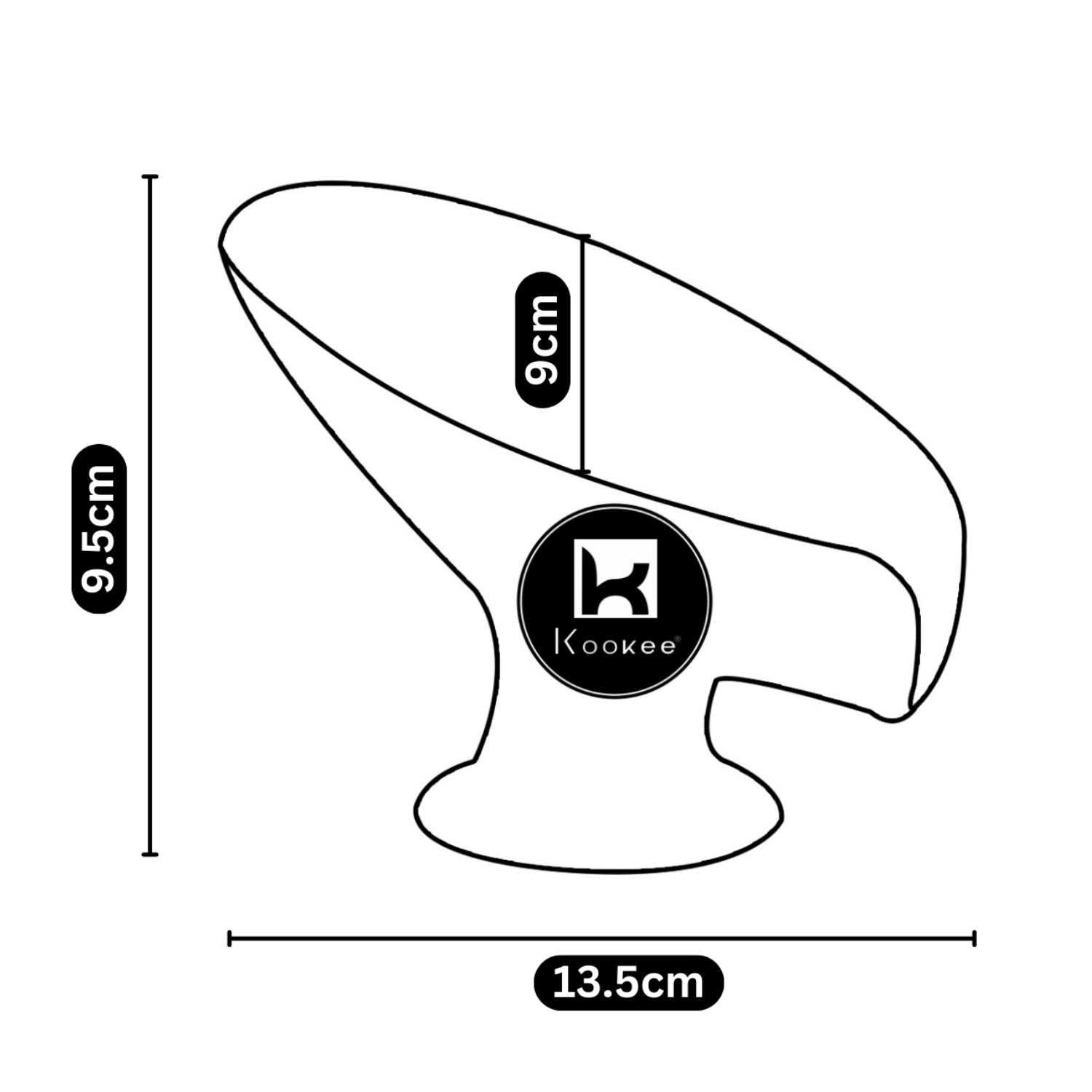 Ceramic Soap Holder Dish, Set of 1, Black (11166)