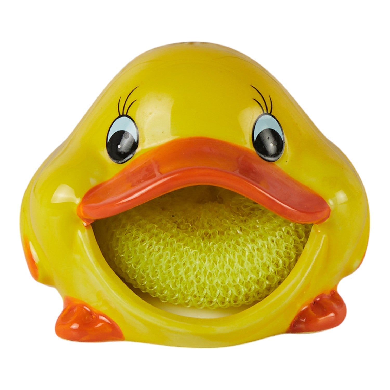 Ceramic Soap Holder Dish, Set of 1 Bathroom Accessories for Home, Yellow (11187)