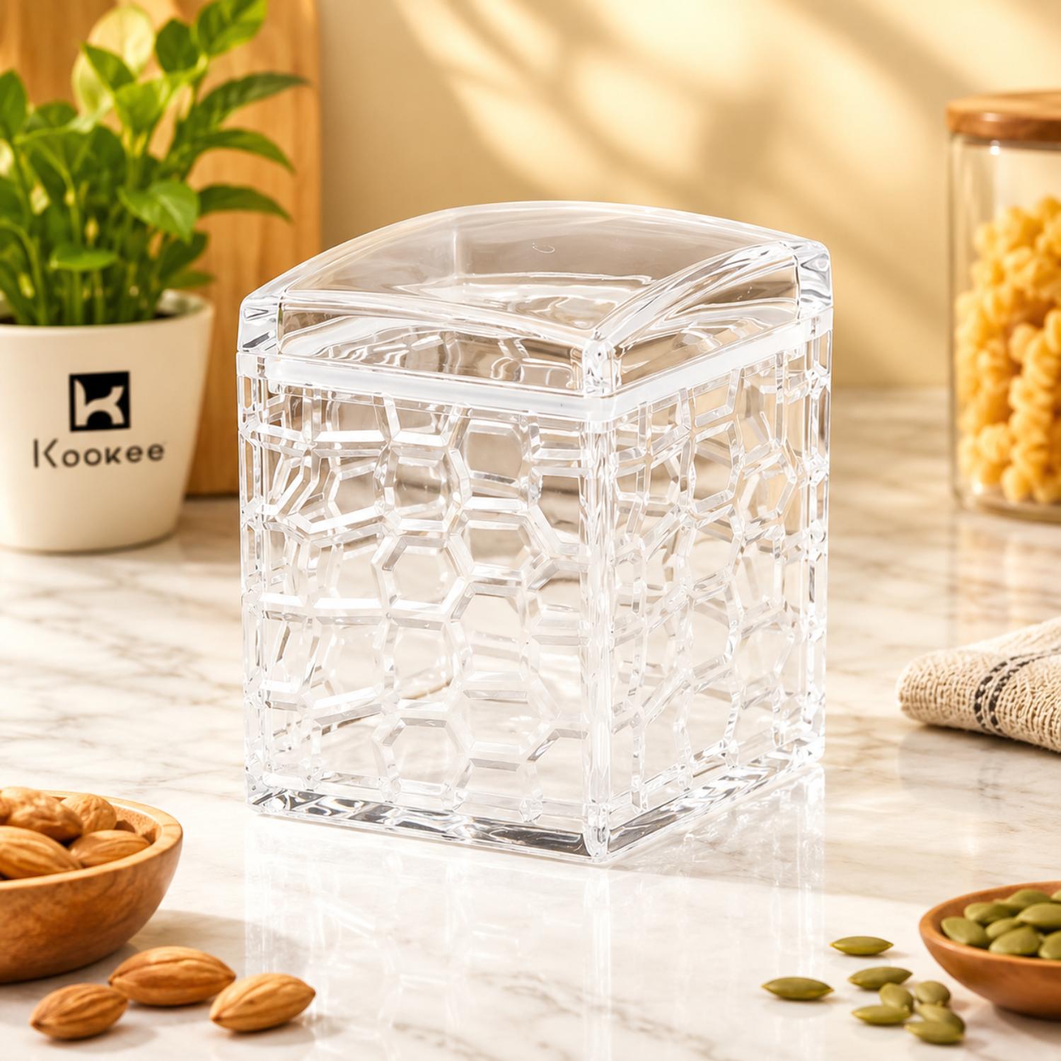 Kookee Canister Jars (Acrylic), Transparent, ART11191