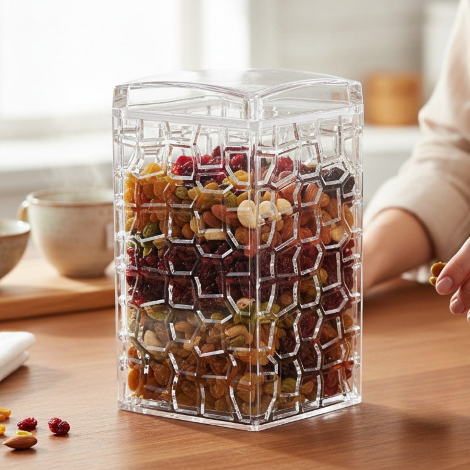 Canister Jars (Acrylic), Transparent, ART11192