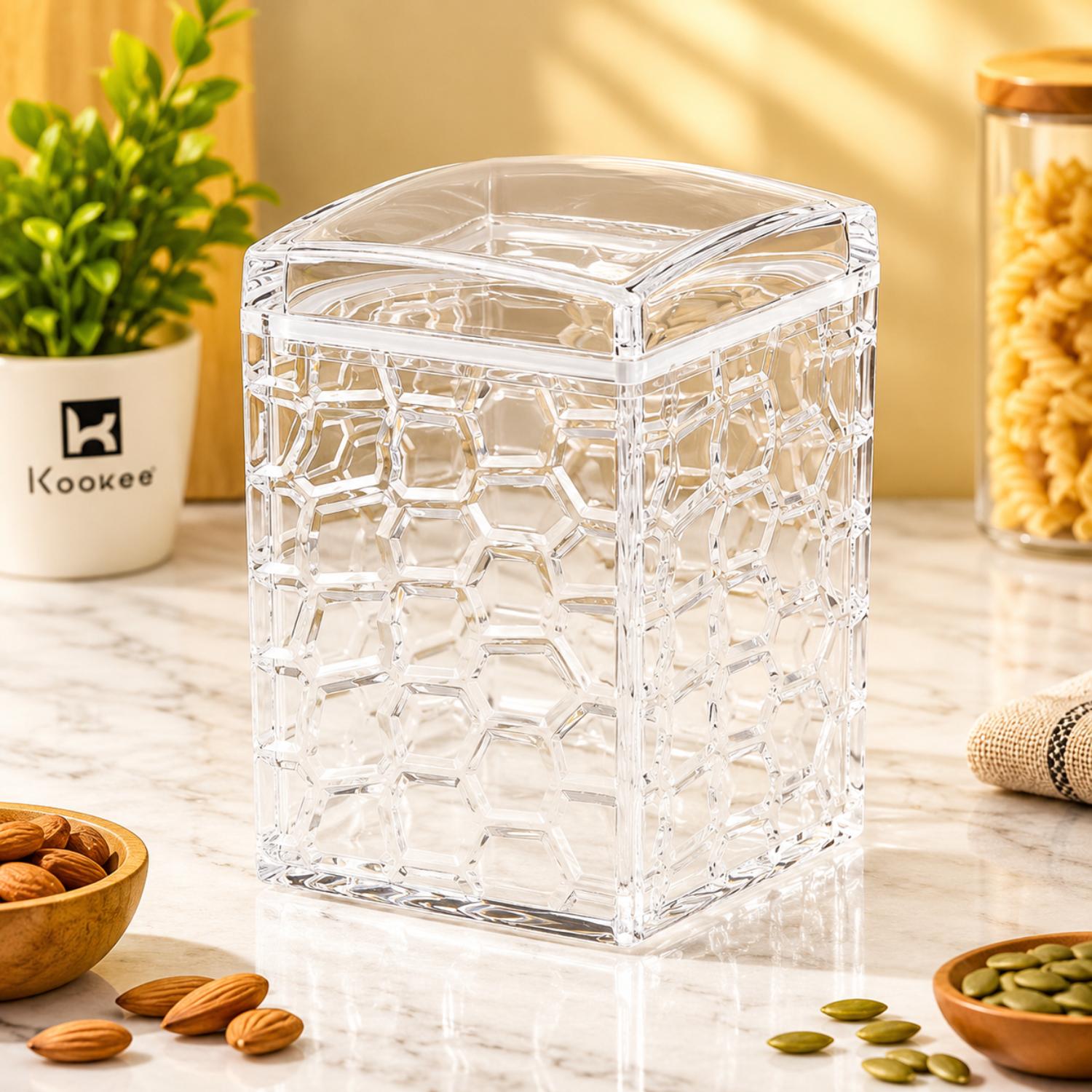 Kookee Canister Jars (Acrylic), Transparent, ART11192