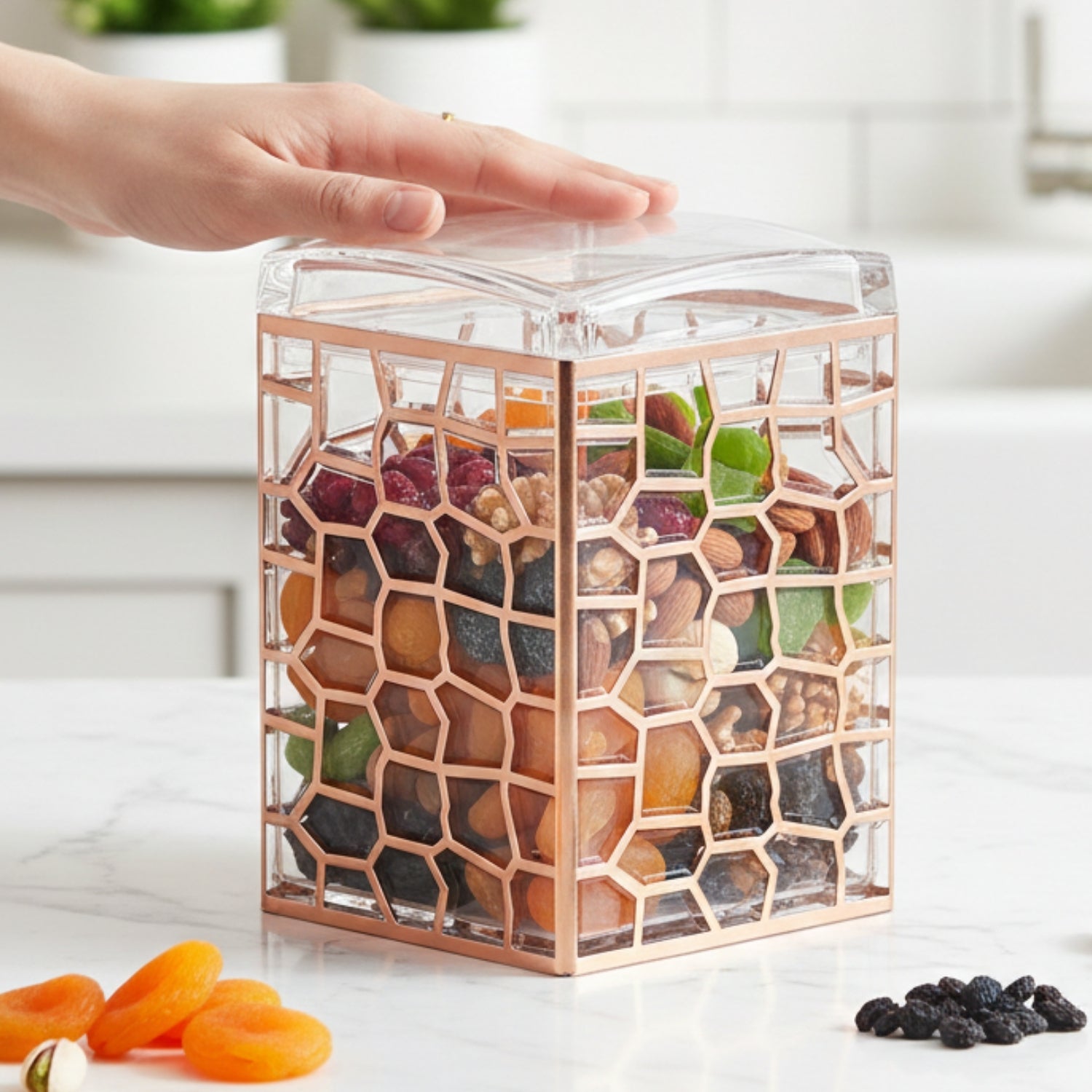 Canister Jars (Acrylic), Rose Gold, ART11200