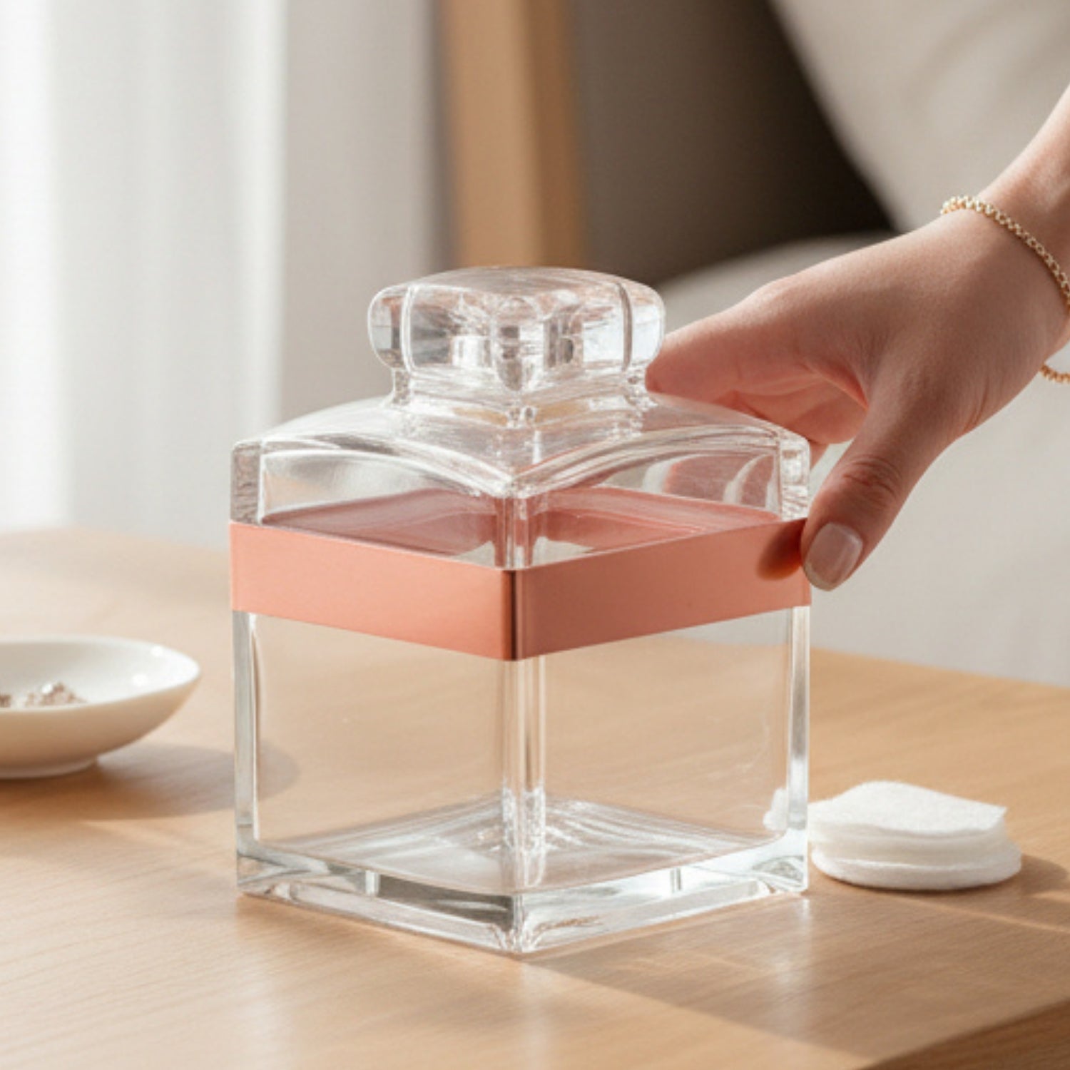 Canister Jars (Acrylic), Rose Gold, ART11205
