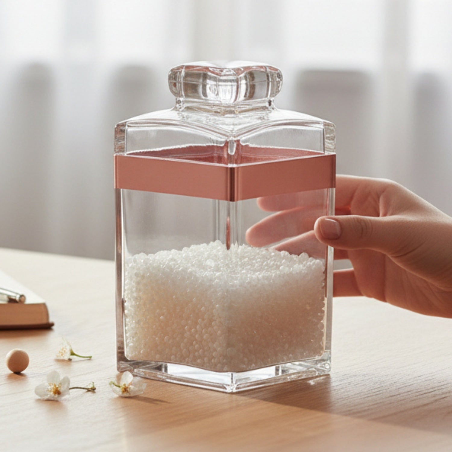 Canister Jars (Acrylic), Rose Gold, ART11206