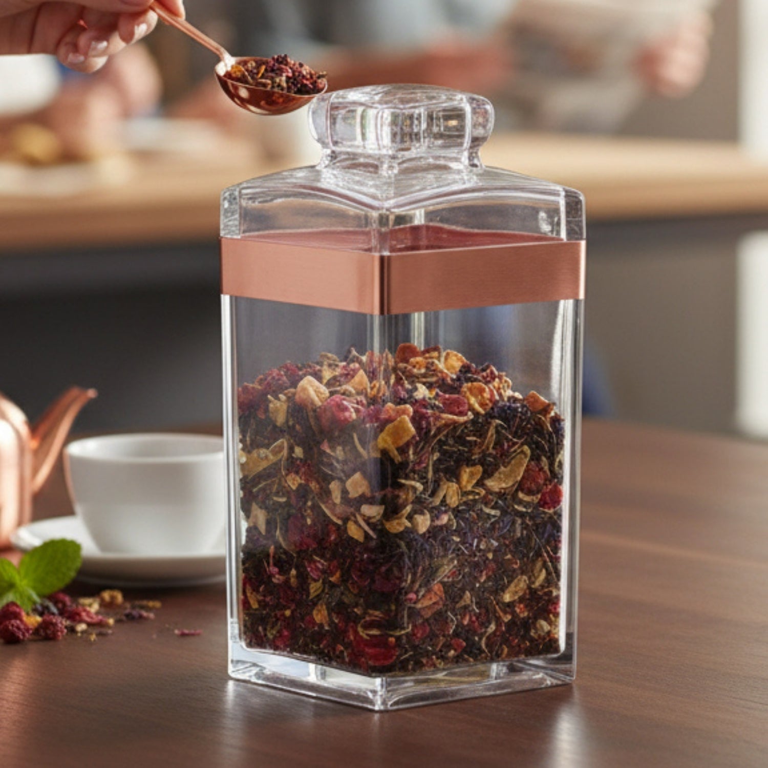 Canister Jars (Acrylic), Rose Gold, ART11207