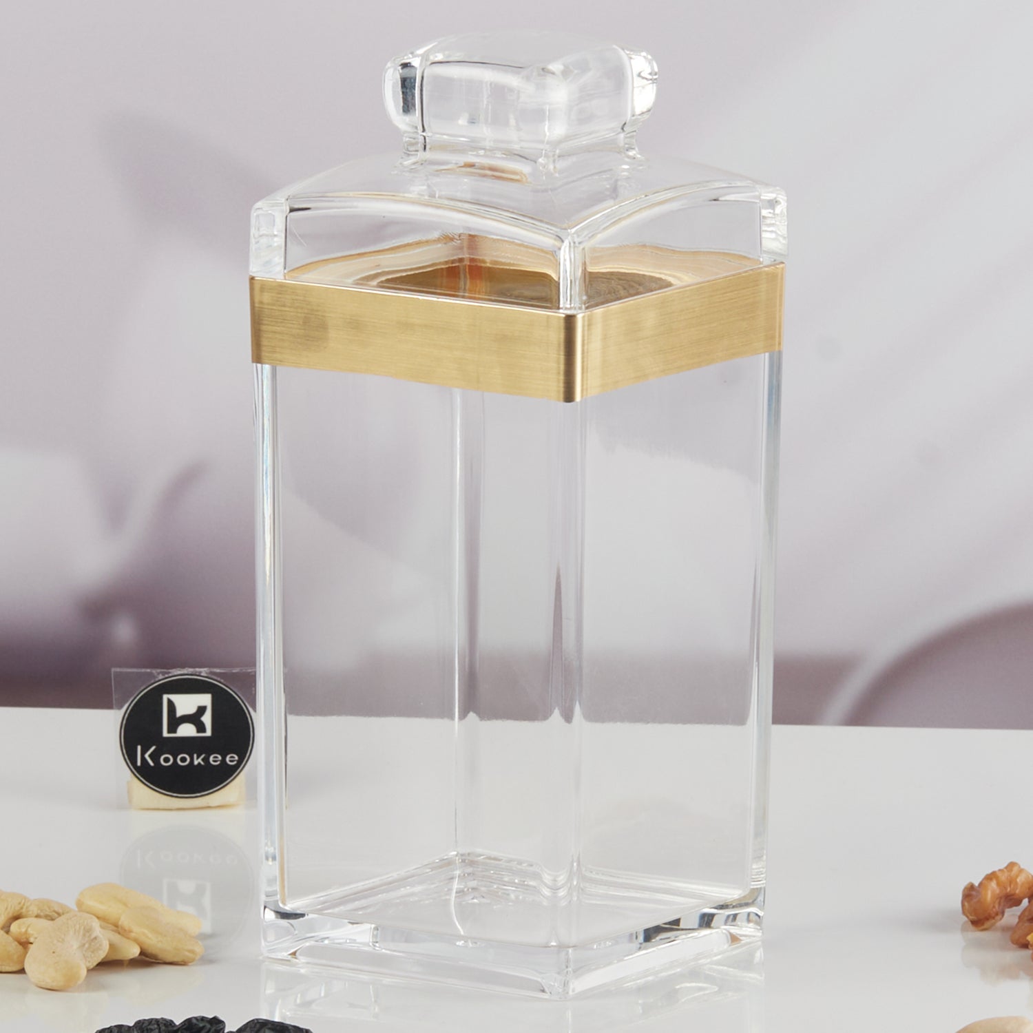 Acrylic Airtight Canister Jar & Container for Kitchen (Pack of 1) (11209)