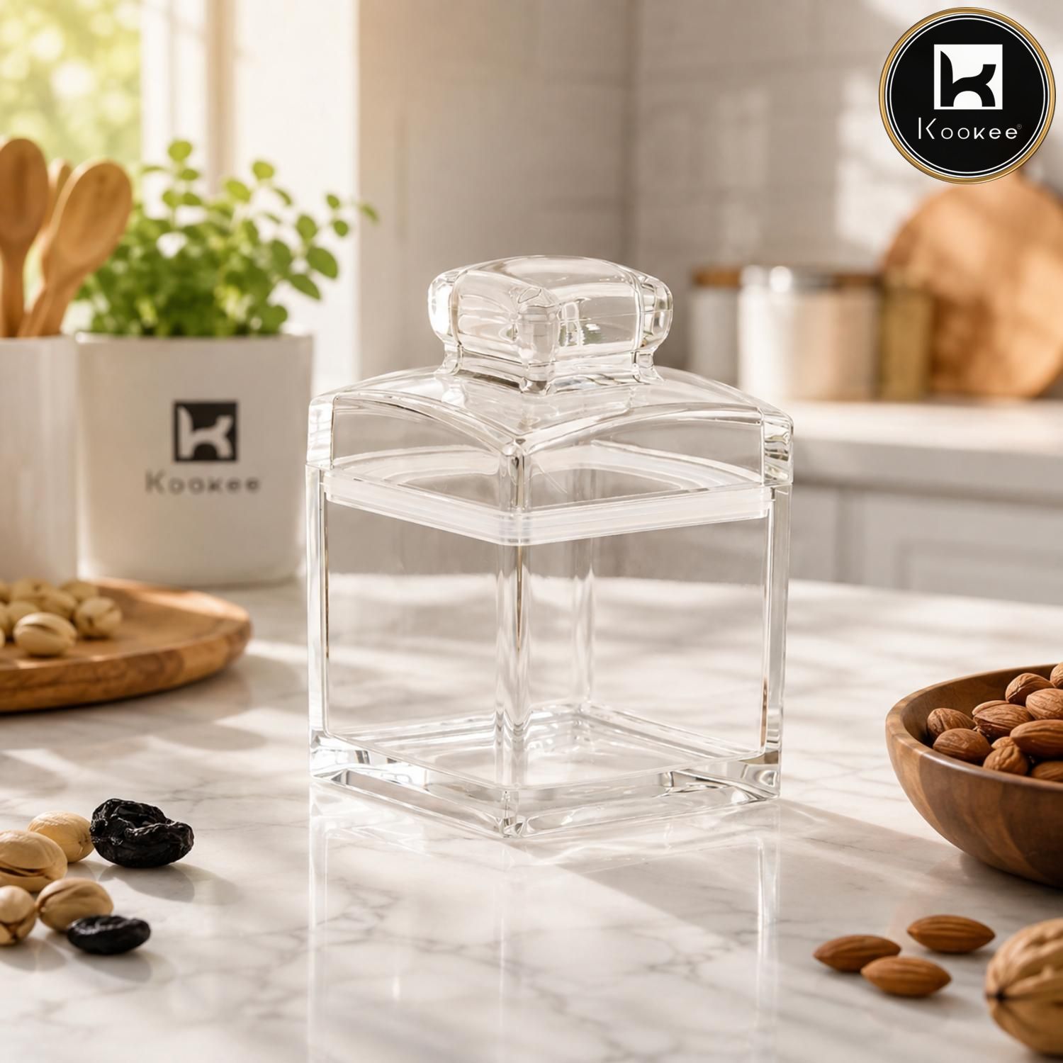 Kookee Canister Jars (Acrylic), Transparent, ART11222