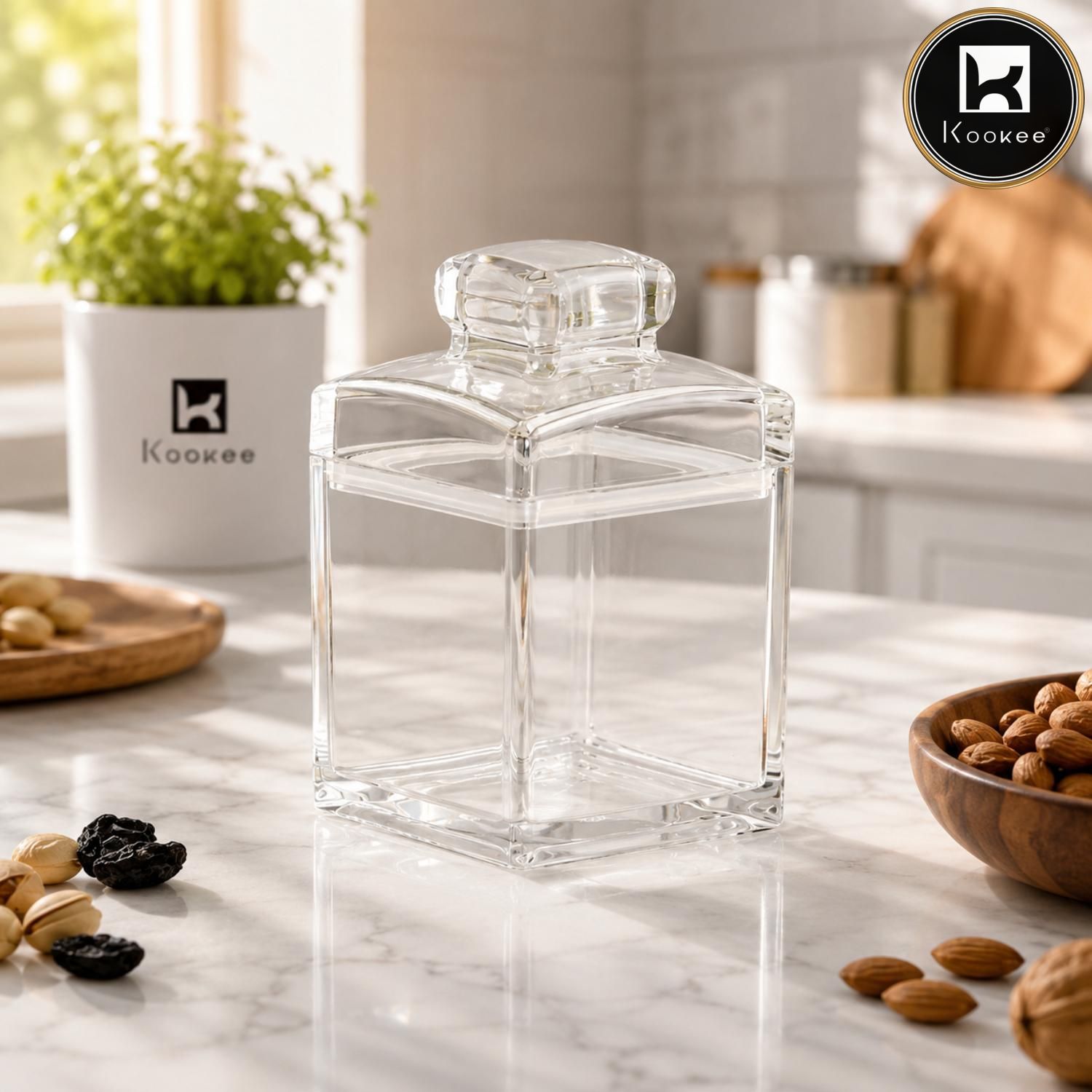 Kookee Canister Jars (Acrylic), Transparent, ART11223