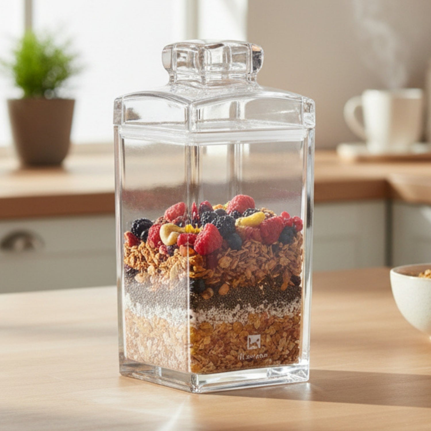Canister Jars (Acrylic), Transparent, ART11224