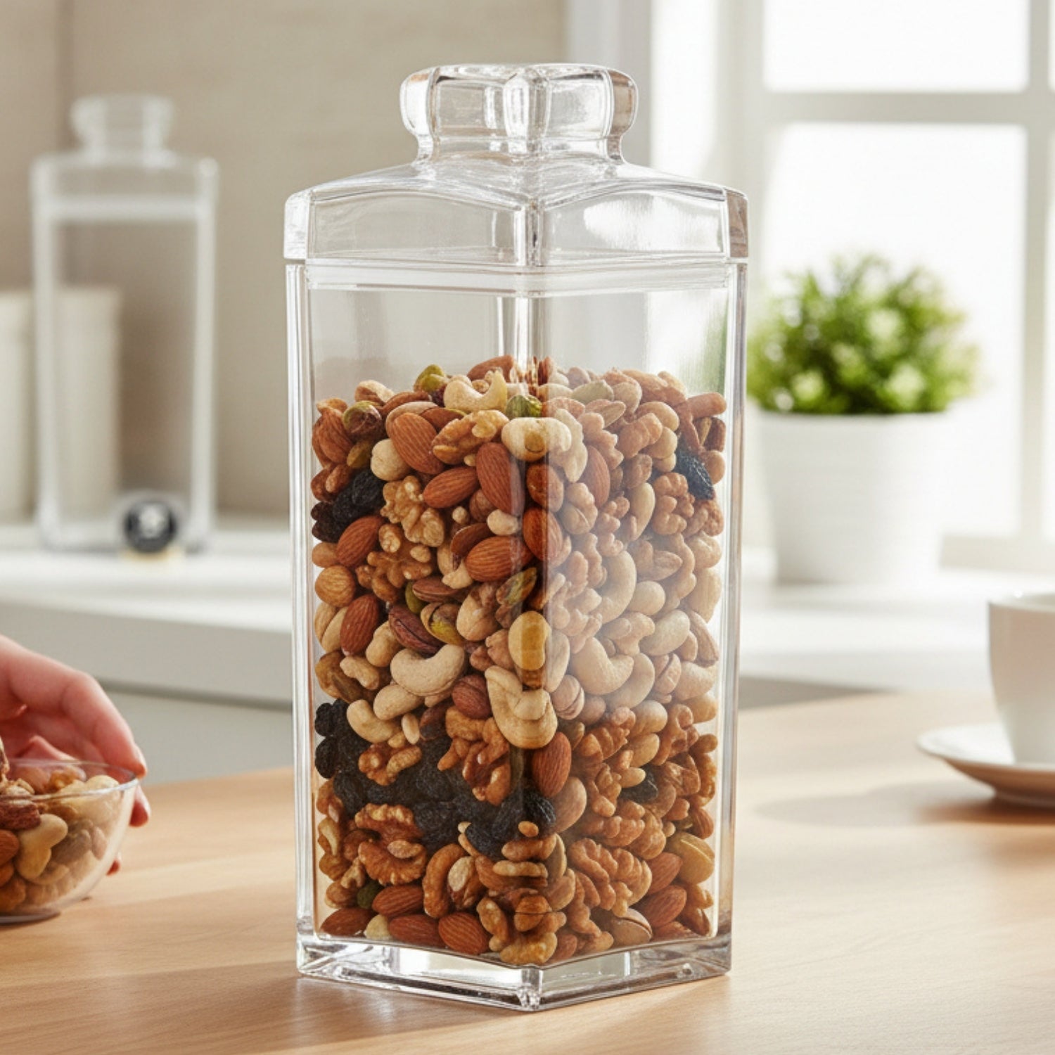Canister Jars (Acrylic), Transparent, ART11225