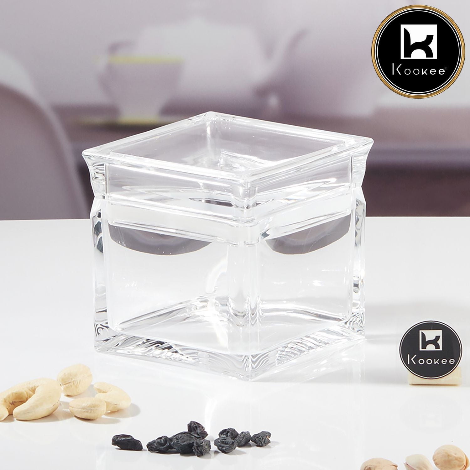 Kookee Canister Jars (Acrylic), Transparent, ART11228