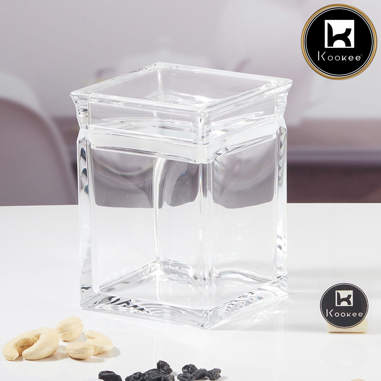 Kookee Canister Jars (Acrylic), Transparent, ART11229