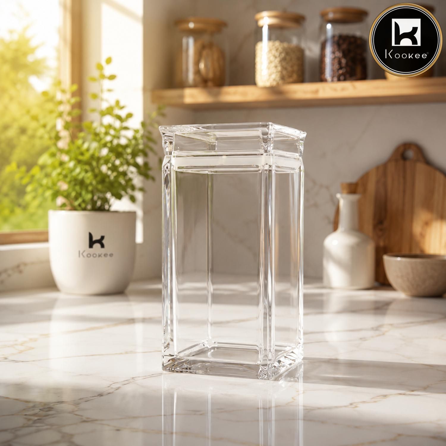 Kookee Canister Jars (Acrylic), Transparent, ART11230