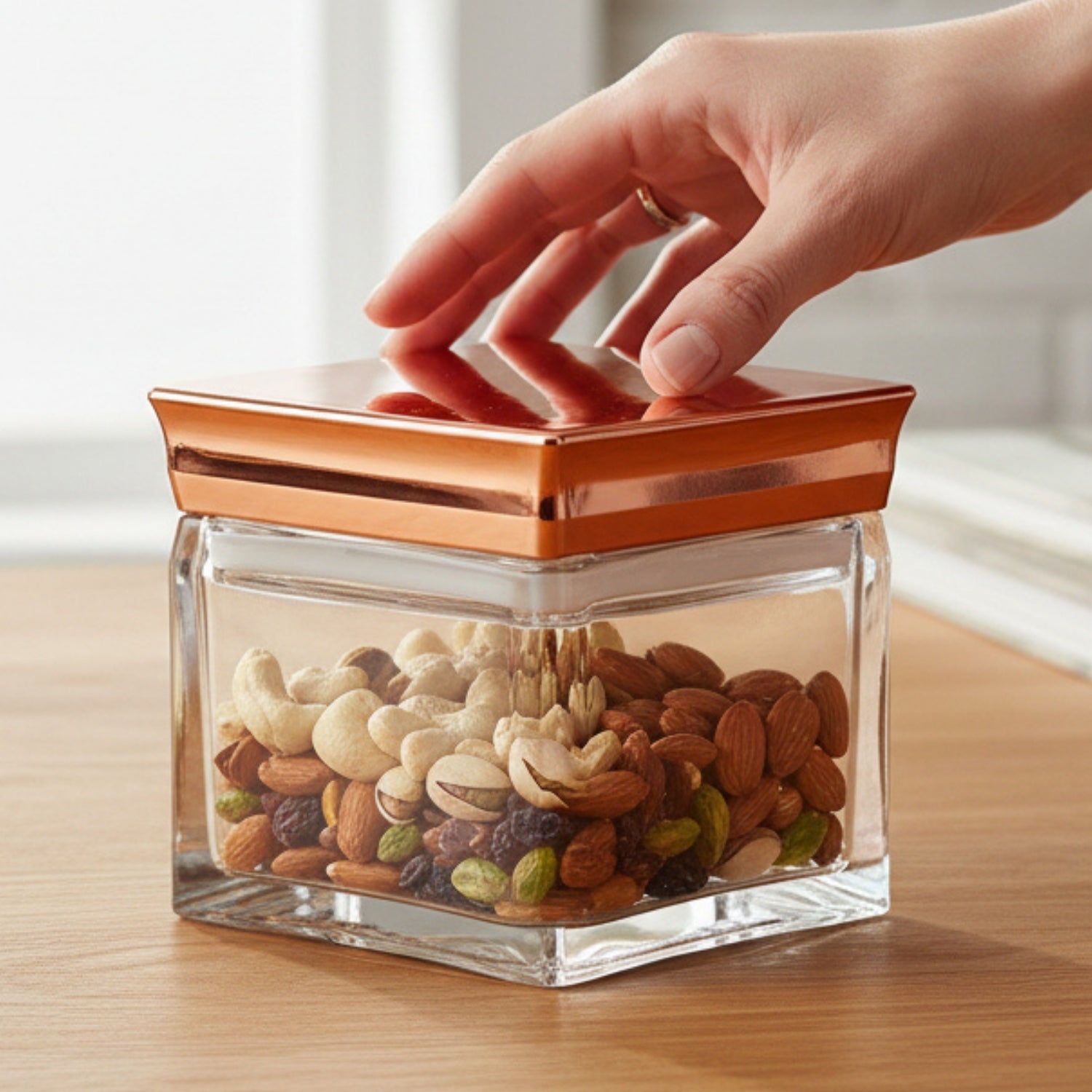 Canister Jars (Acrylic), Rose Gold, ART11240