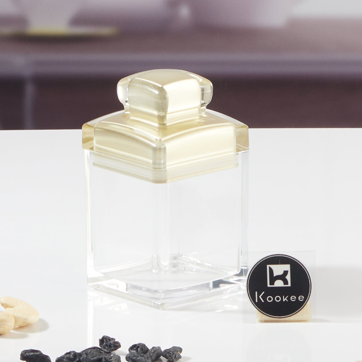 Acrylic Airtight Canister Jar & Container for Kitchen (Pack of 1) (11251)