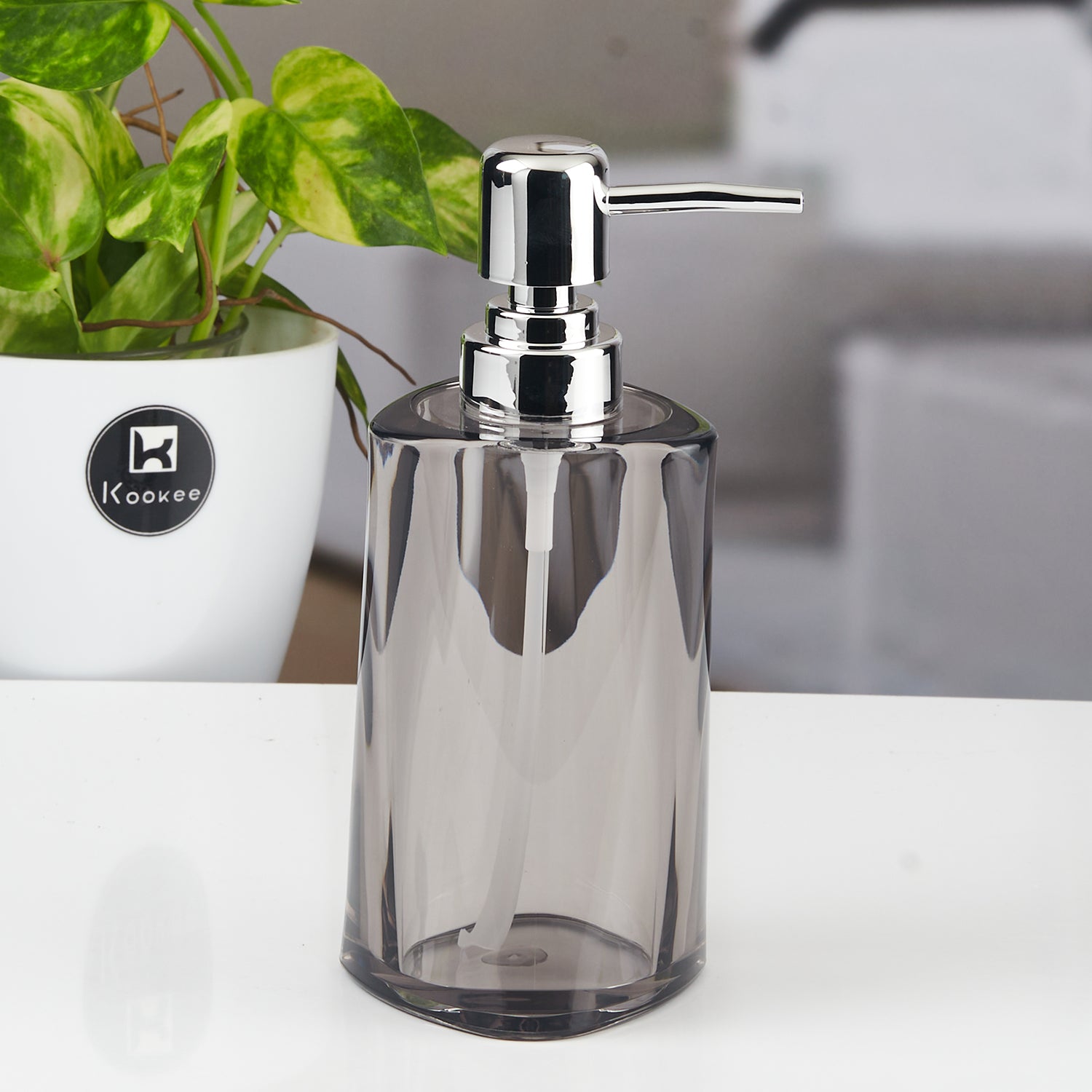 Acrylic Soap Dispensers, Grey, ART11253