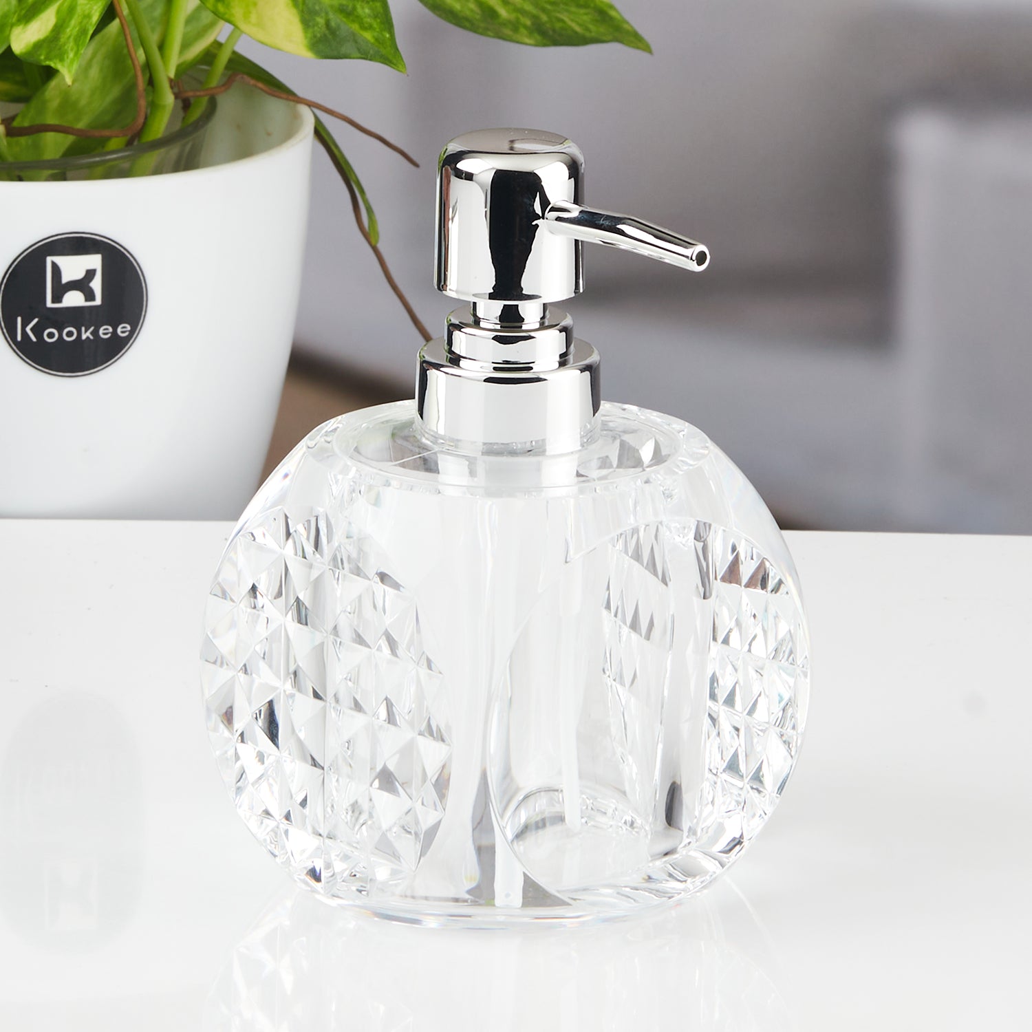 Acrylic Soap Dispenser for Bathroom handwash (11256)