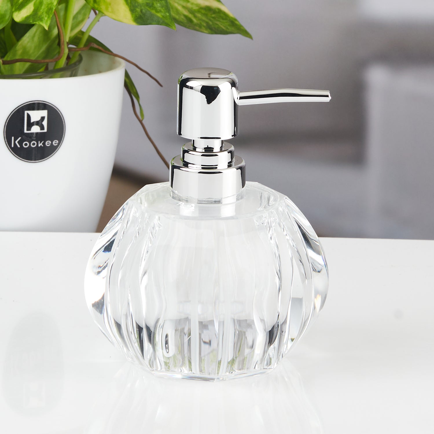 Acrylic Soap Dispensers, Transparent, ART11259
