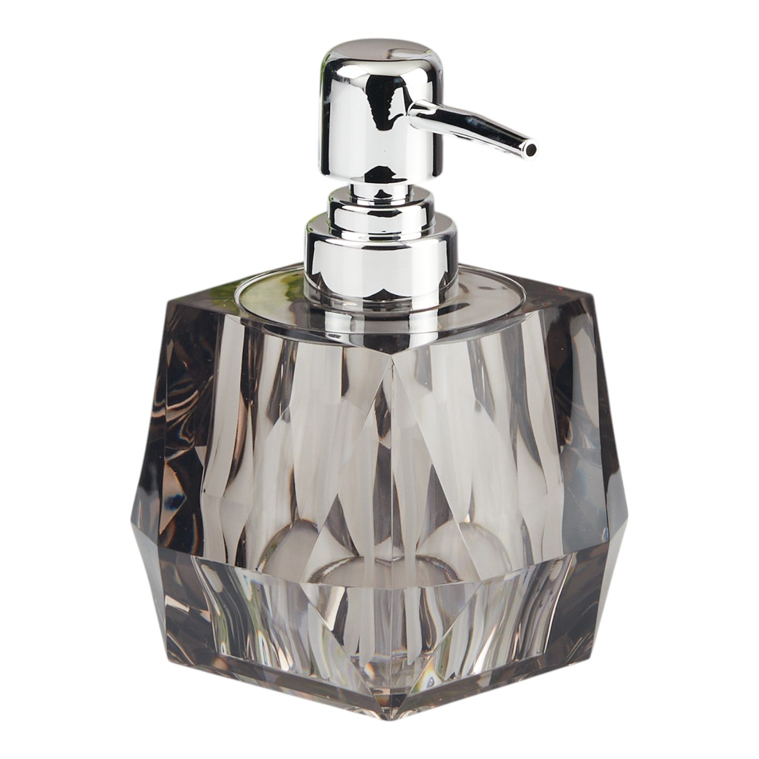 Kookee Acrylic Soap Dispensers, Grey, ART11264