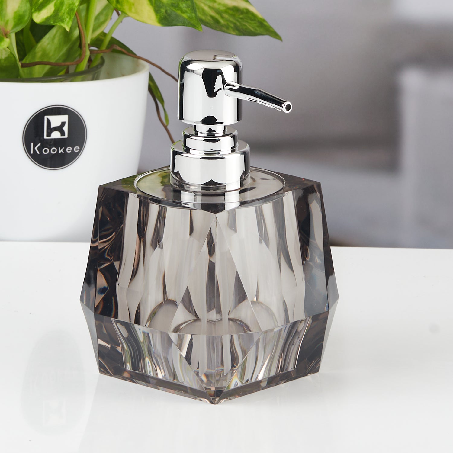 Acrylic Soap Dispenser for Bathroom handwash (11264)