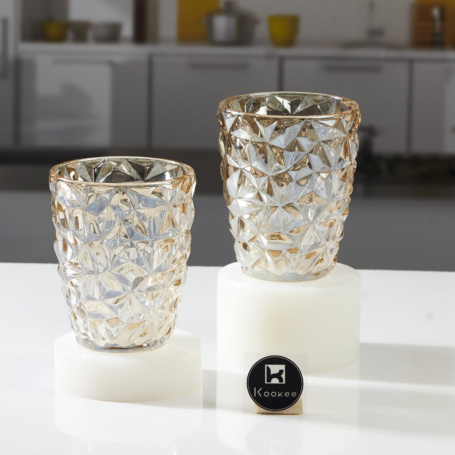 Water & Juice Glasses, Gold, ART11673