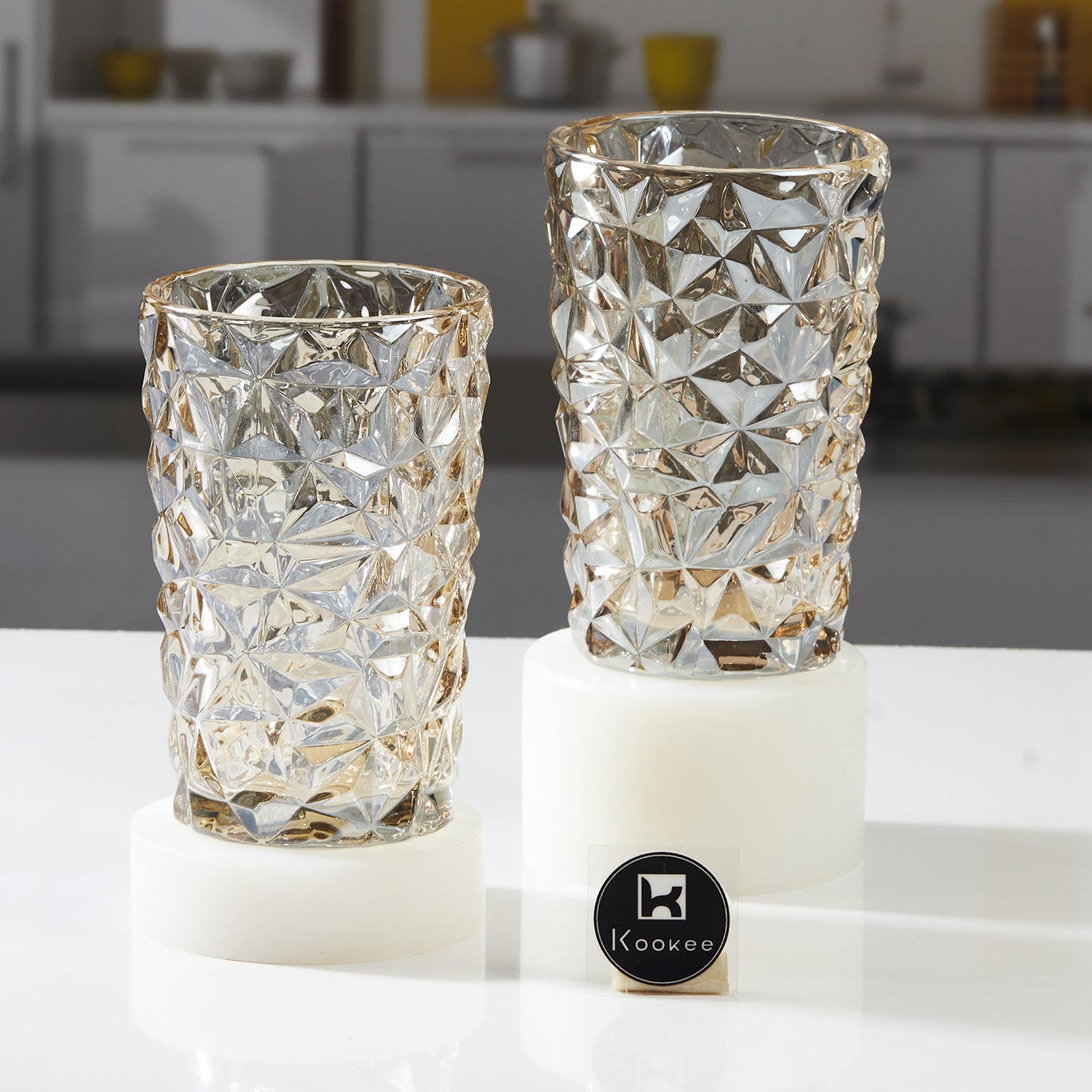 Water & Juice Glasses, Gold, ART11679