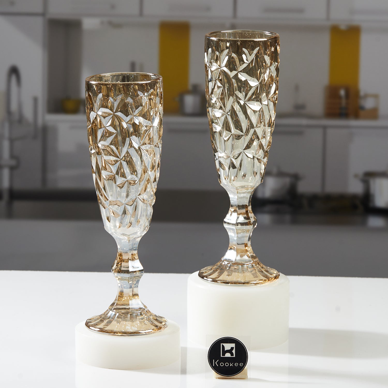 Wine Glasses, Gold, ART11685