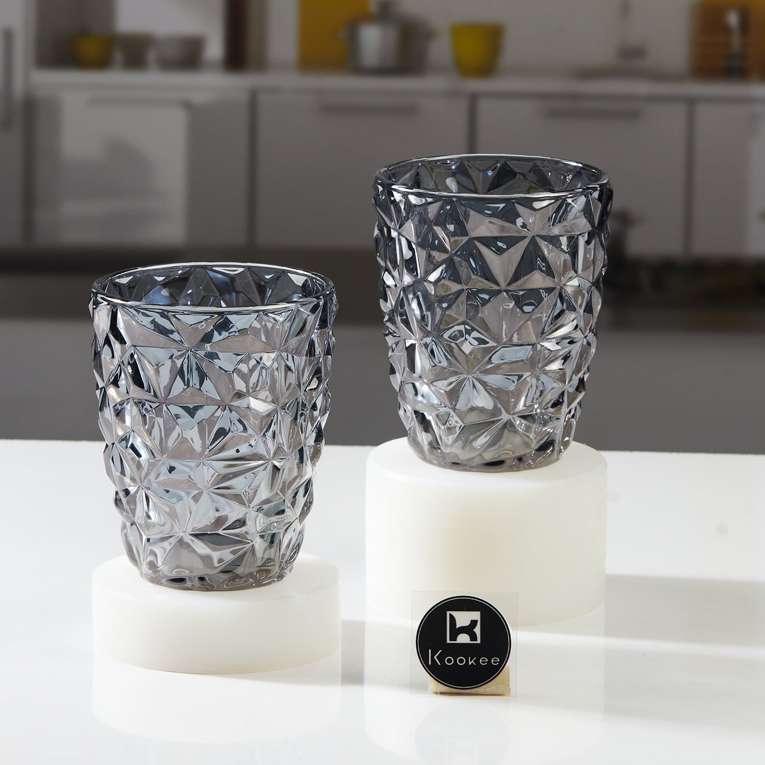 Water & Juice Glasses, Grey, ART11674