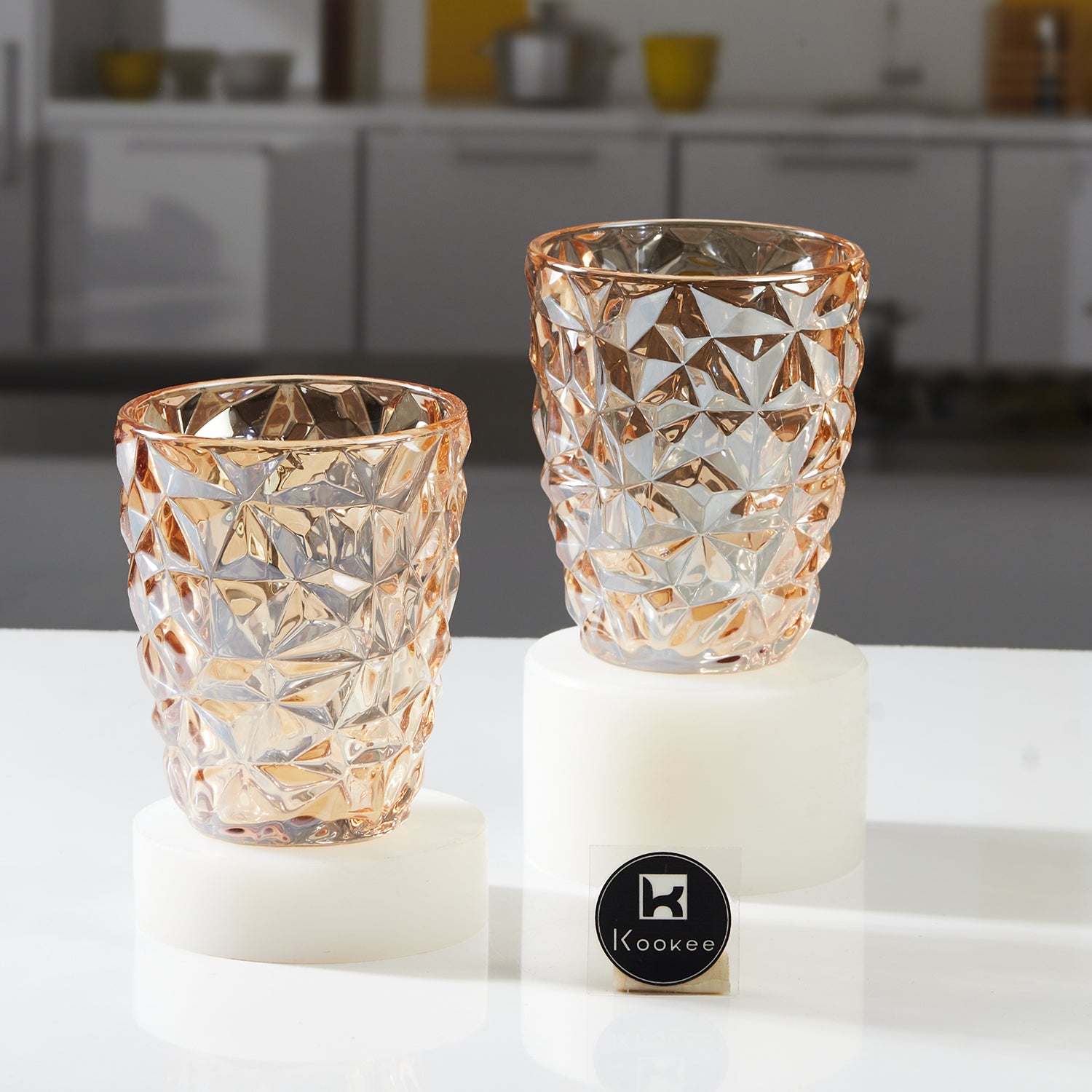 Water & Juice Glasses, Gold, ART11675