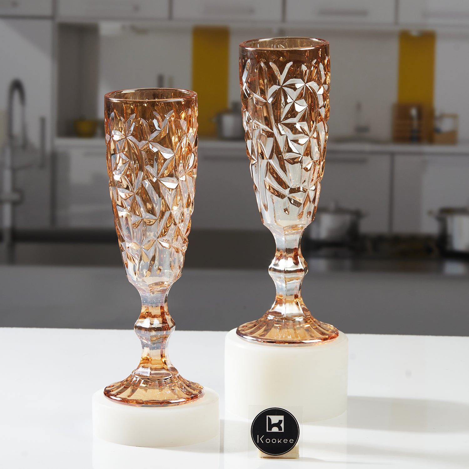Wine Glasses, Gold, ART11687